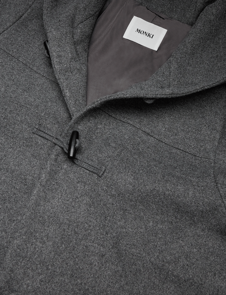 Monki - A-line duffel coat - vinterjakker - grey medium dusty - 2