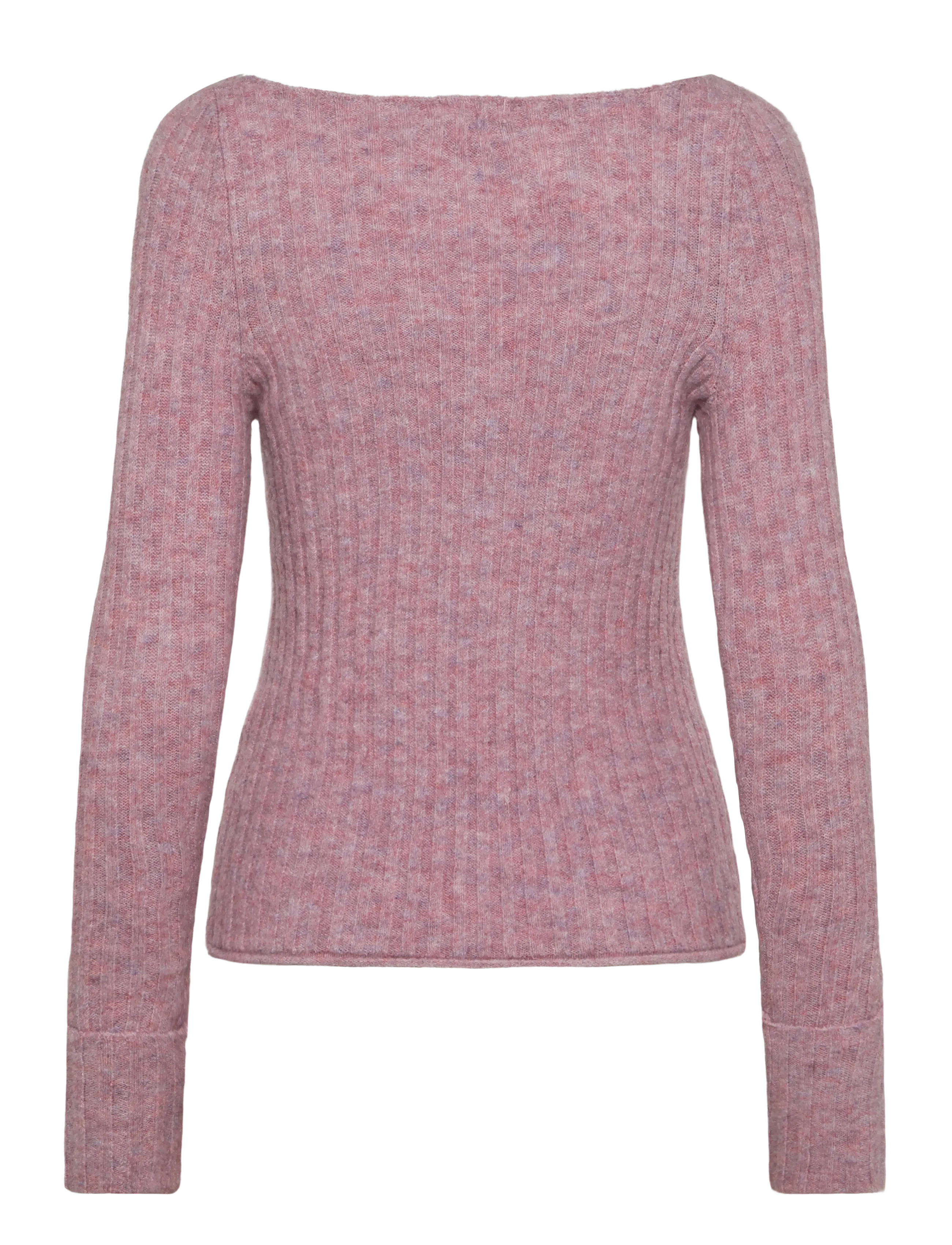 Monki - Knitted Rib Sweater - pink dusty light - 1