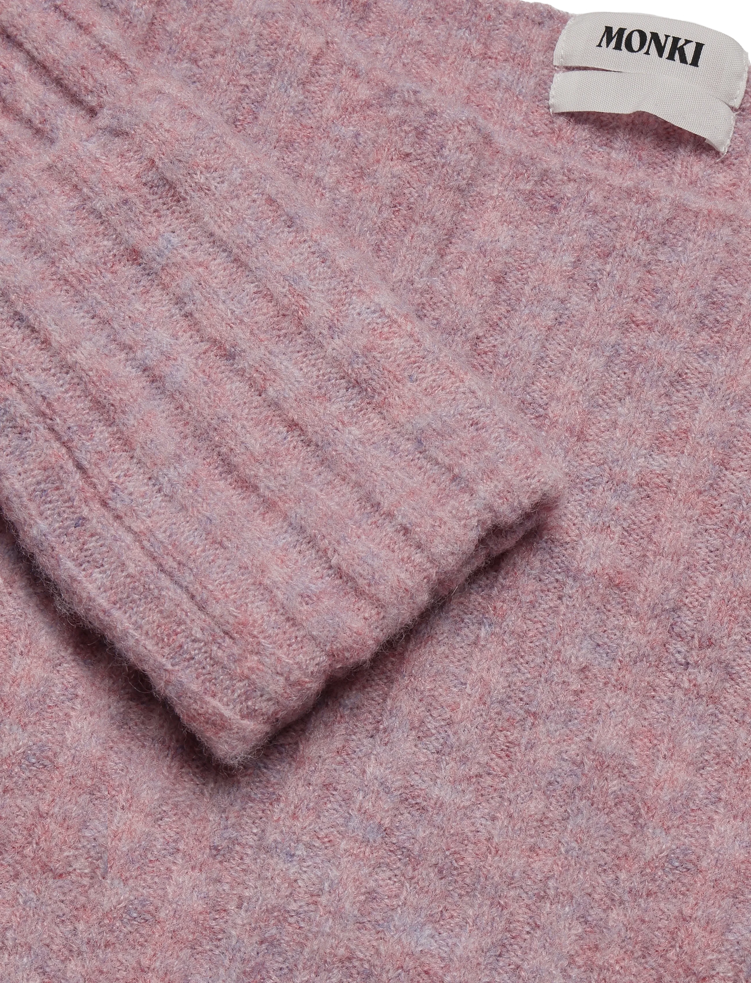 Monki - Knitted Rib Sweater - pink dusty light - 2