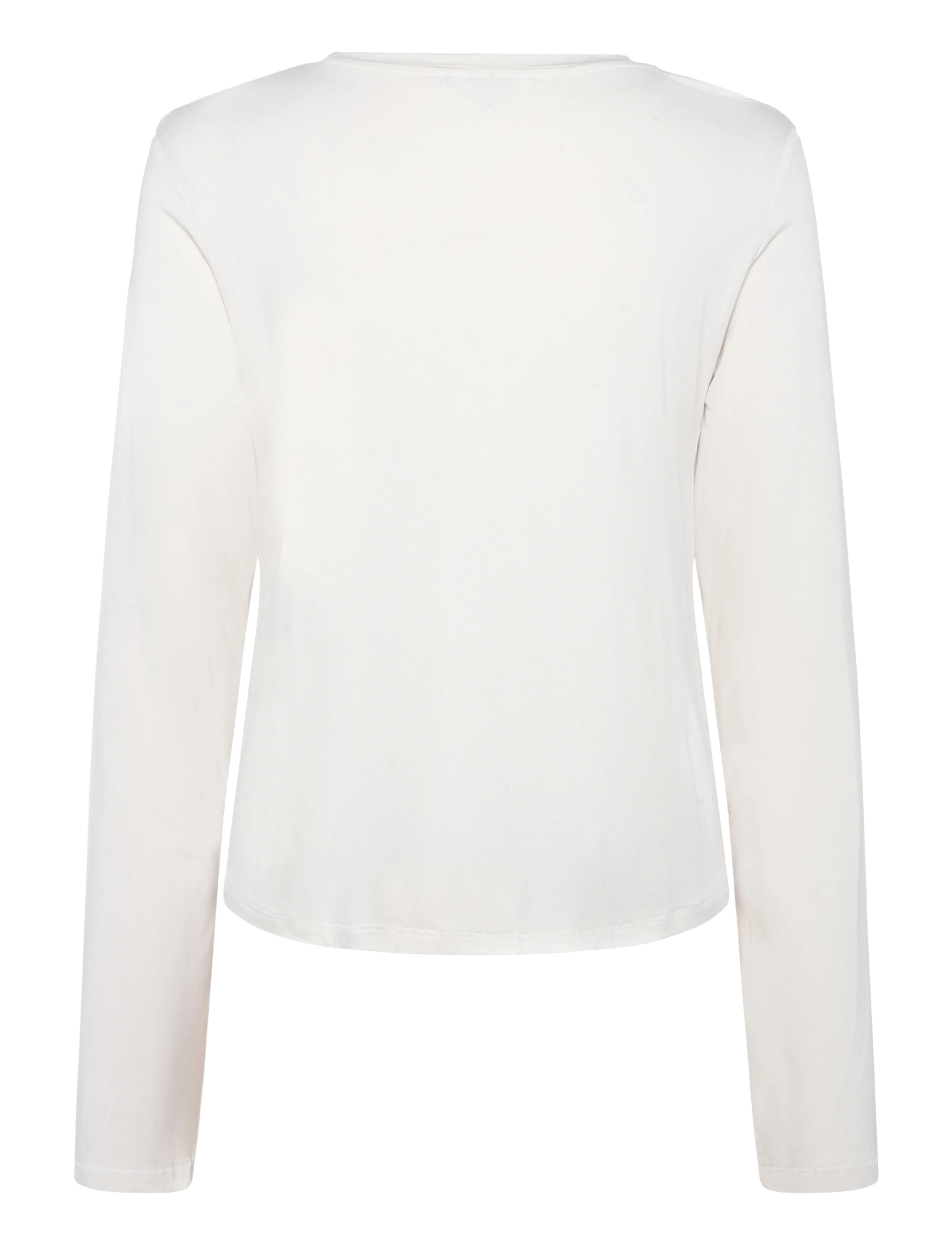 Monki - Viscose Longsleeve - långärmade toppar - white light - 1