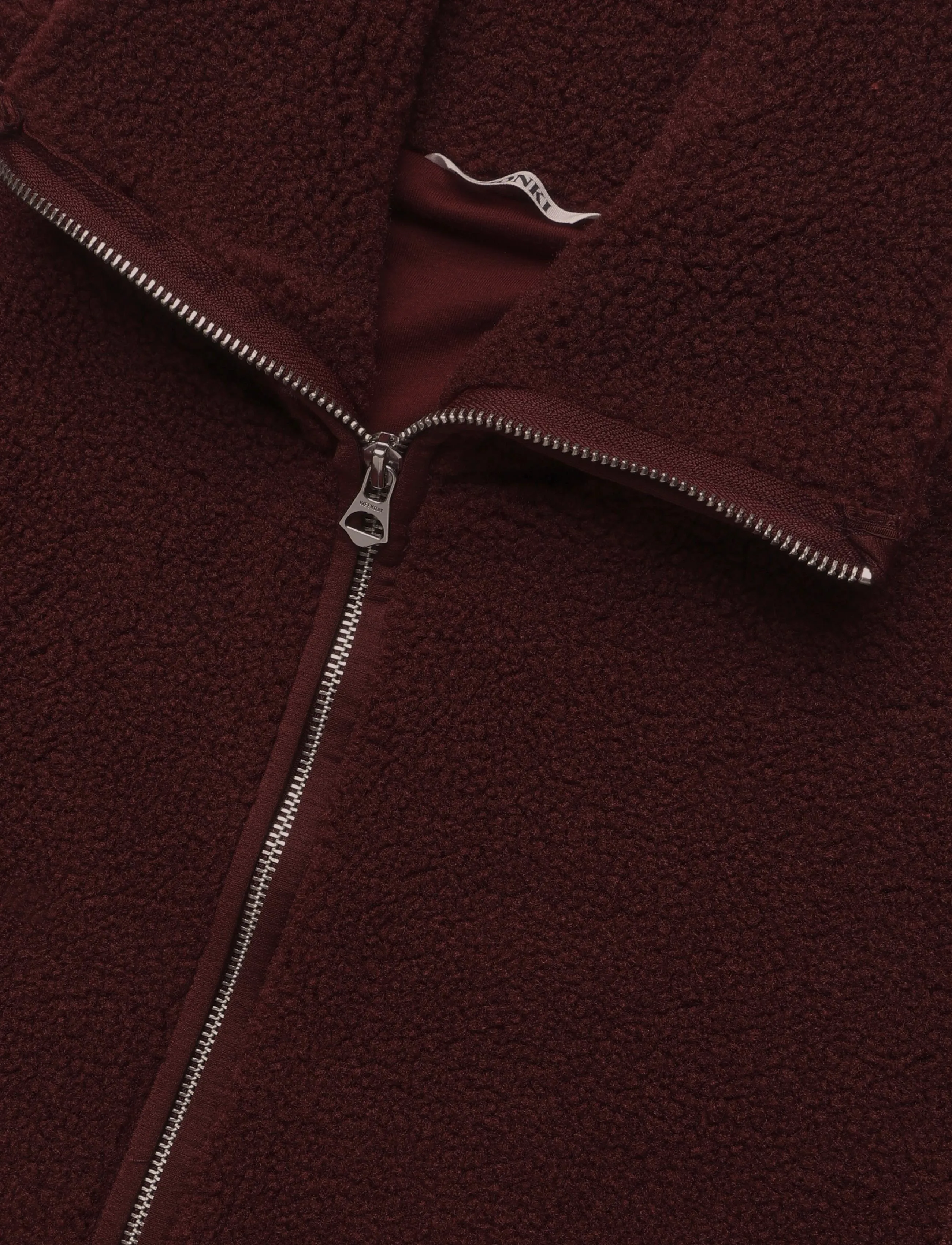 Monki - Waisted Pile Jacket - kunstpelz - red dark - 2