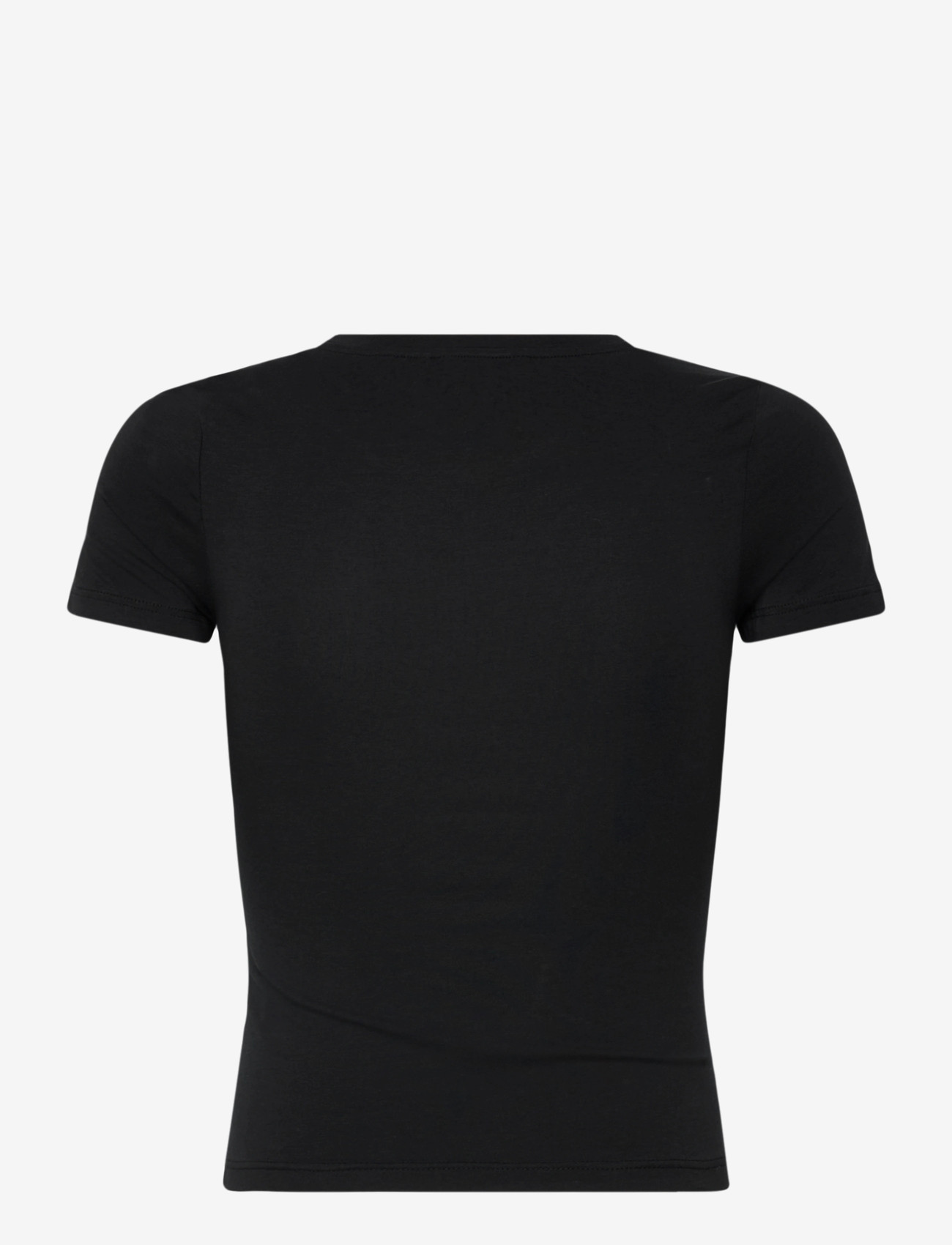 Monki - Tight Mini T-Shirt - t-shirts - white light - 1