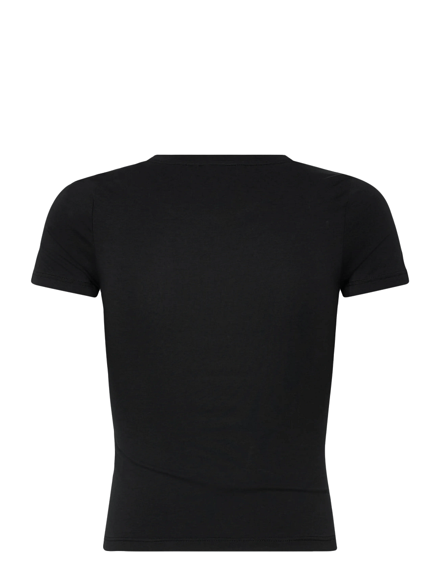 Monki - Tight Mini T-Shirt - t-shirts - white light - 1