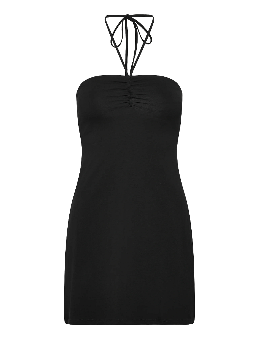 Monki - Tube Mini Dress - summer dresses - black dark - 0