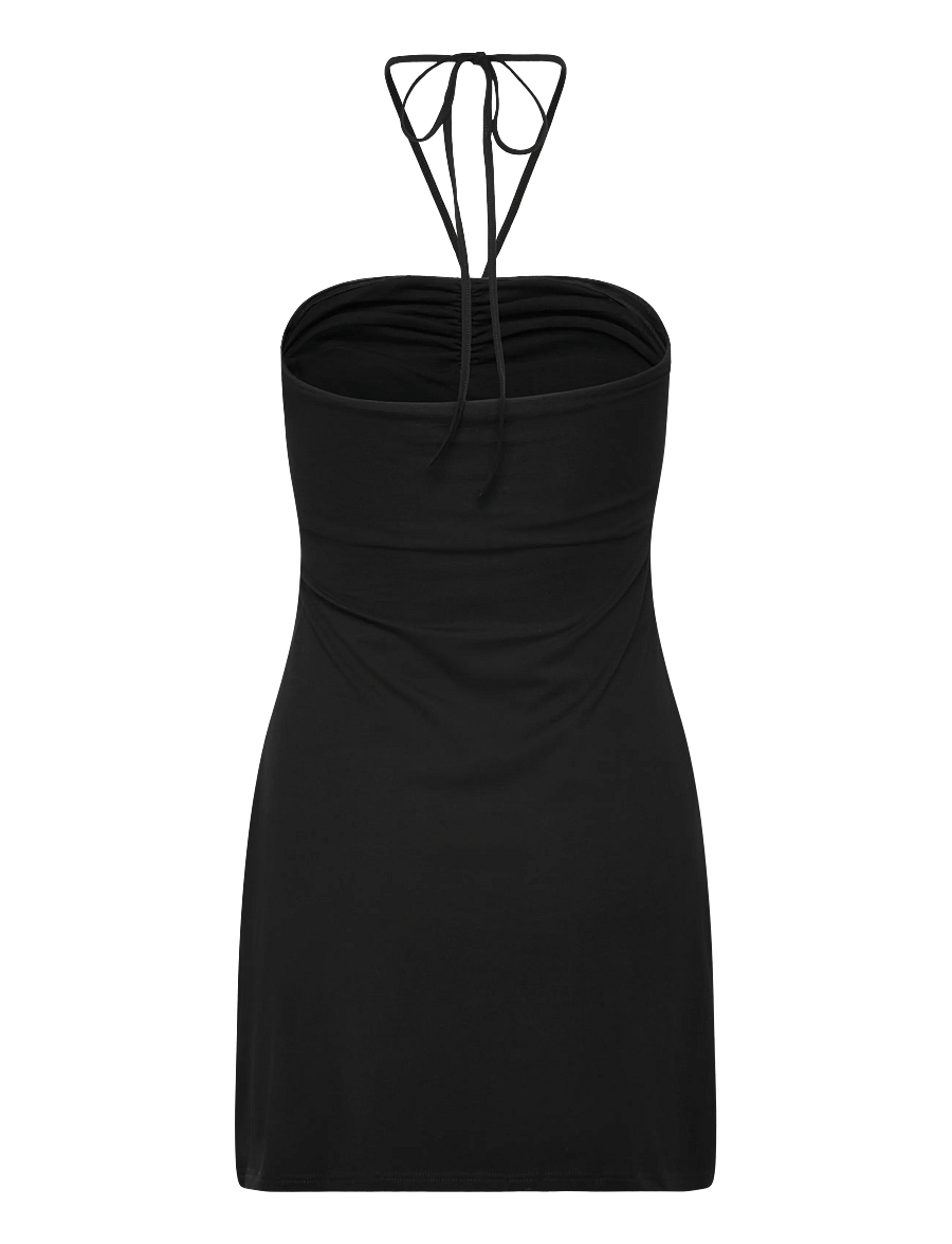 Monki - Tube Mini Dress - summer dresses - black dark - 1