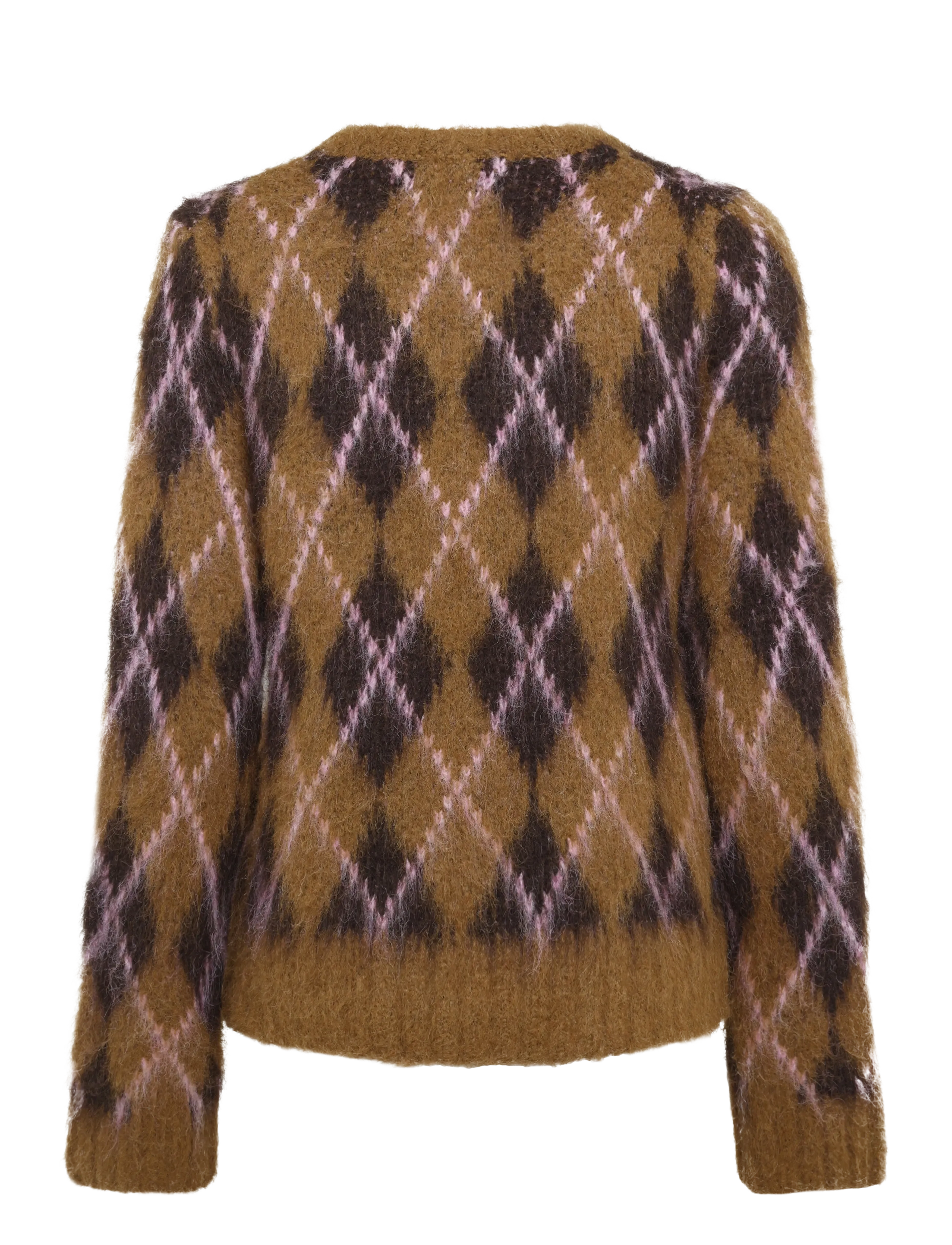 Monki - Knitted Sweater - stickade tröjor - brown dark - 1