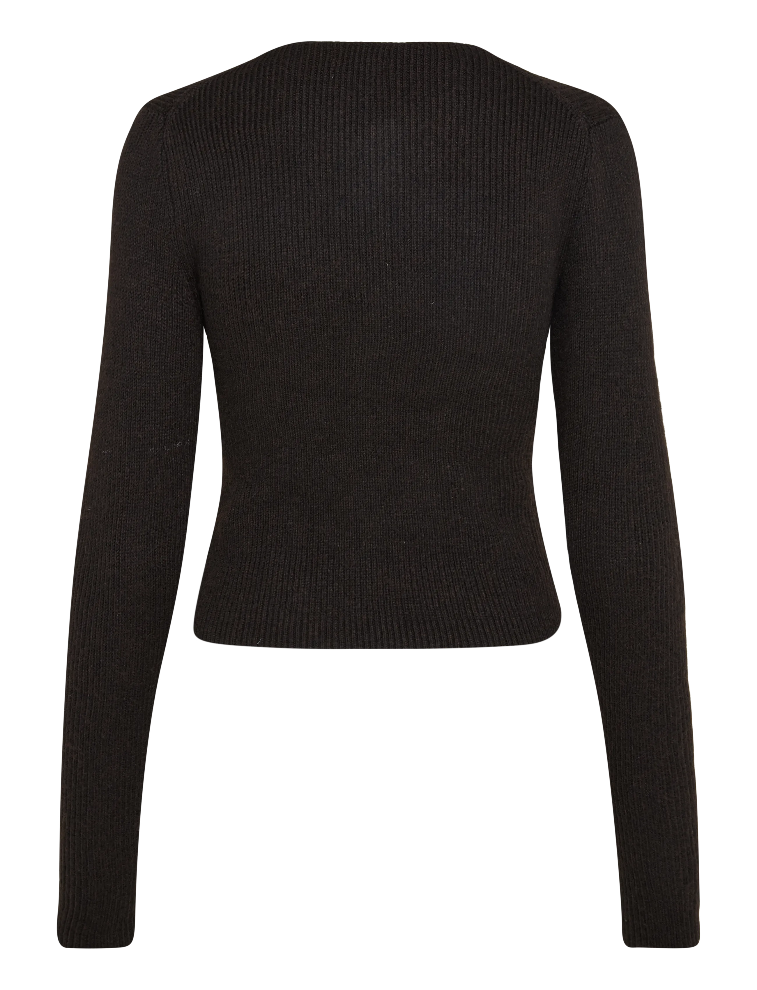 Monki - Knitted Cardigan - strickjacken - brown dark - 1