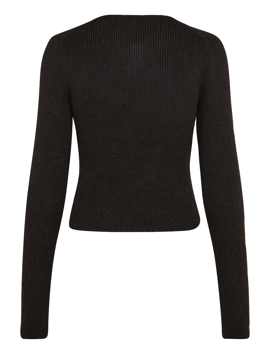 Monki - Knitted Cardigan - strickjacken - brown dark - 1
