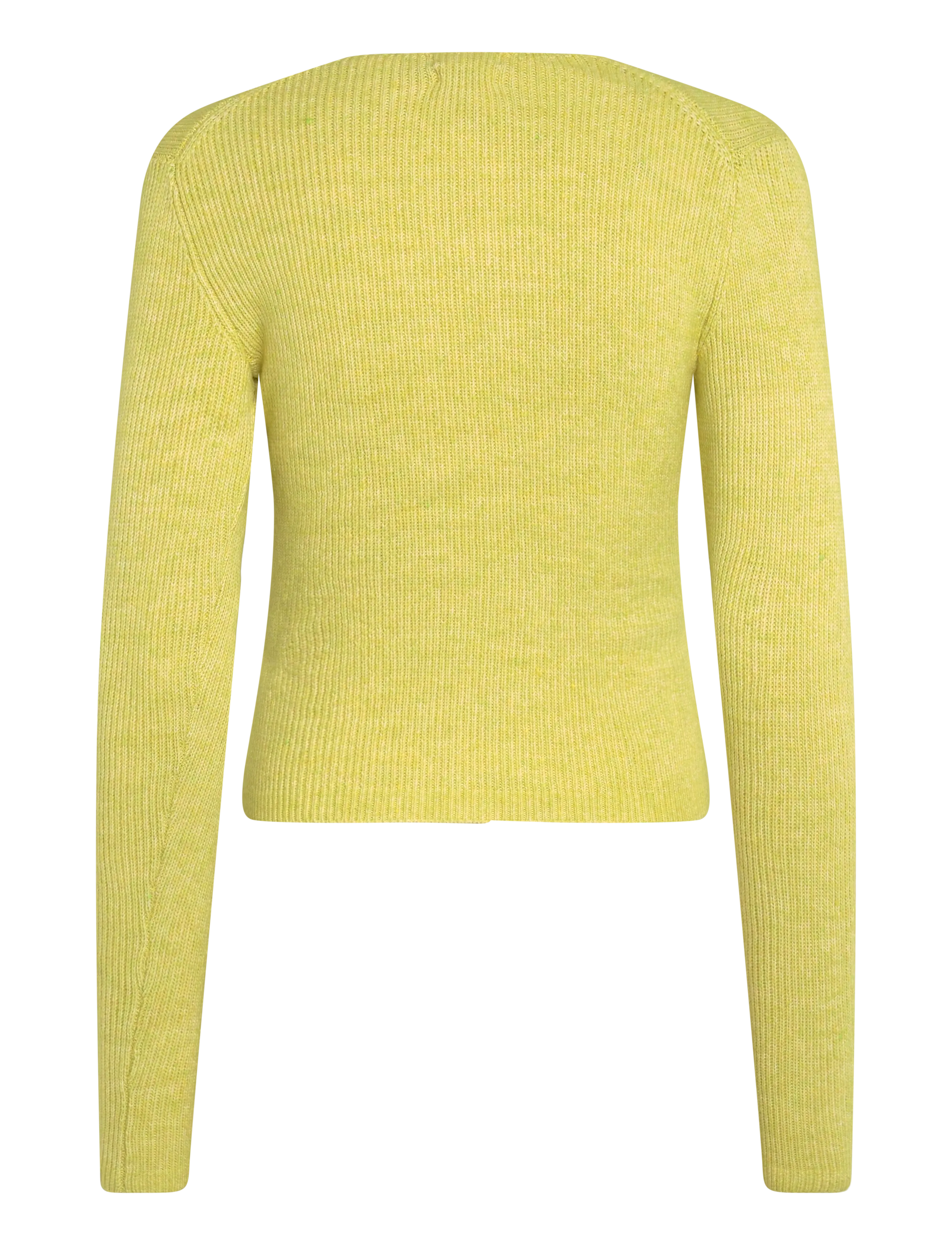 Monki - Knitted Cable Cardigan - strickjacken - yellow light - 1