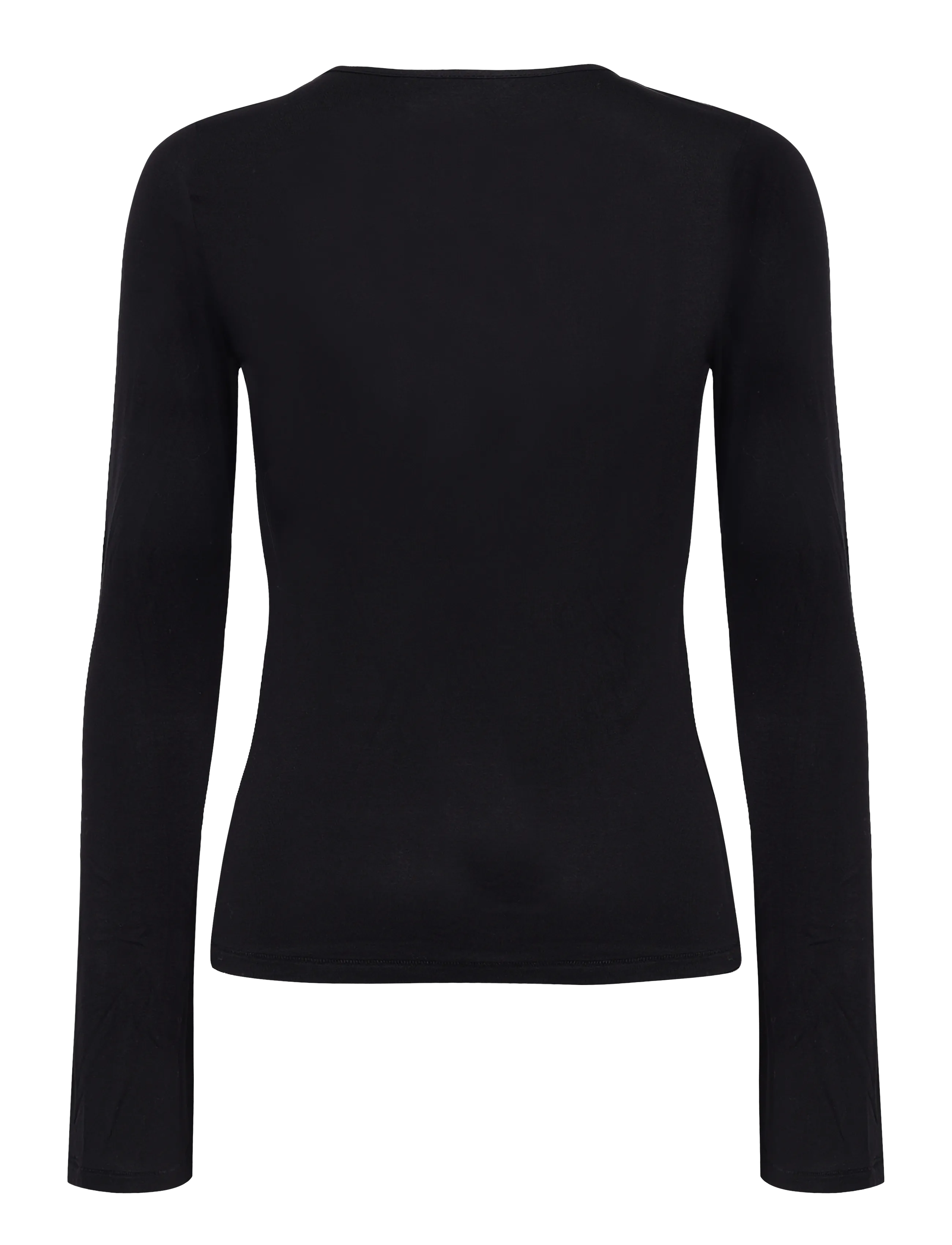 Monki - Henley LS - black dark - 1