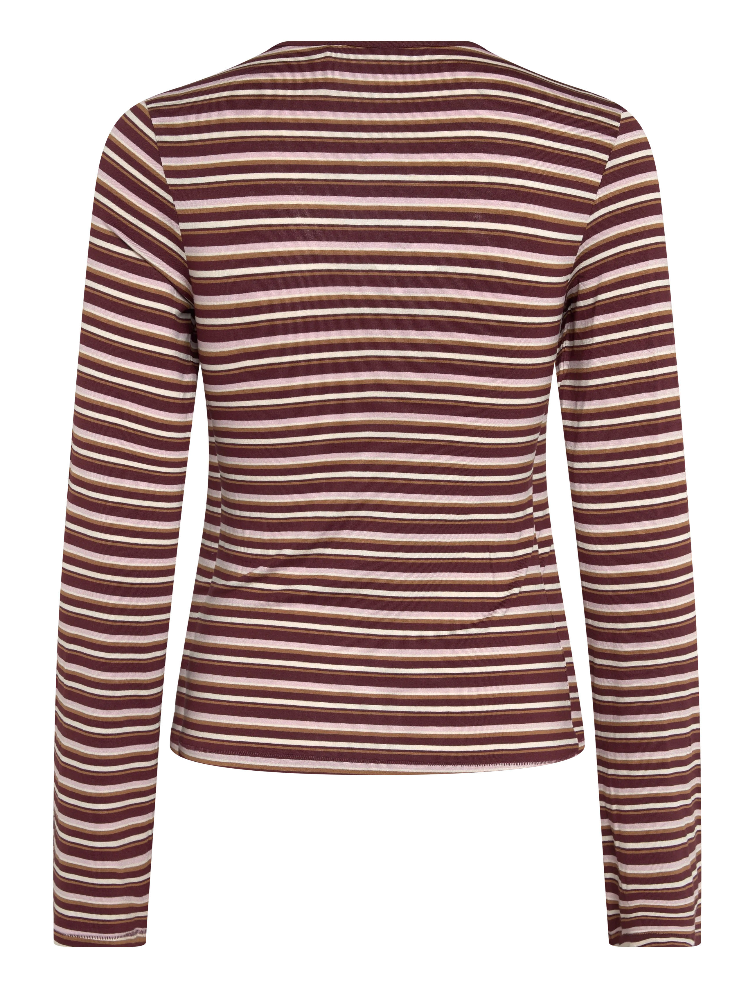 Monki - Henley LS - pikkade varrukatega topid - red dark - 1