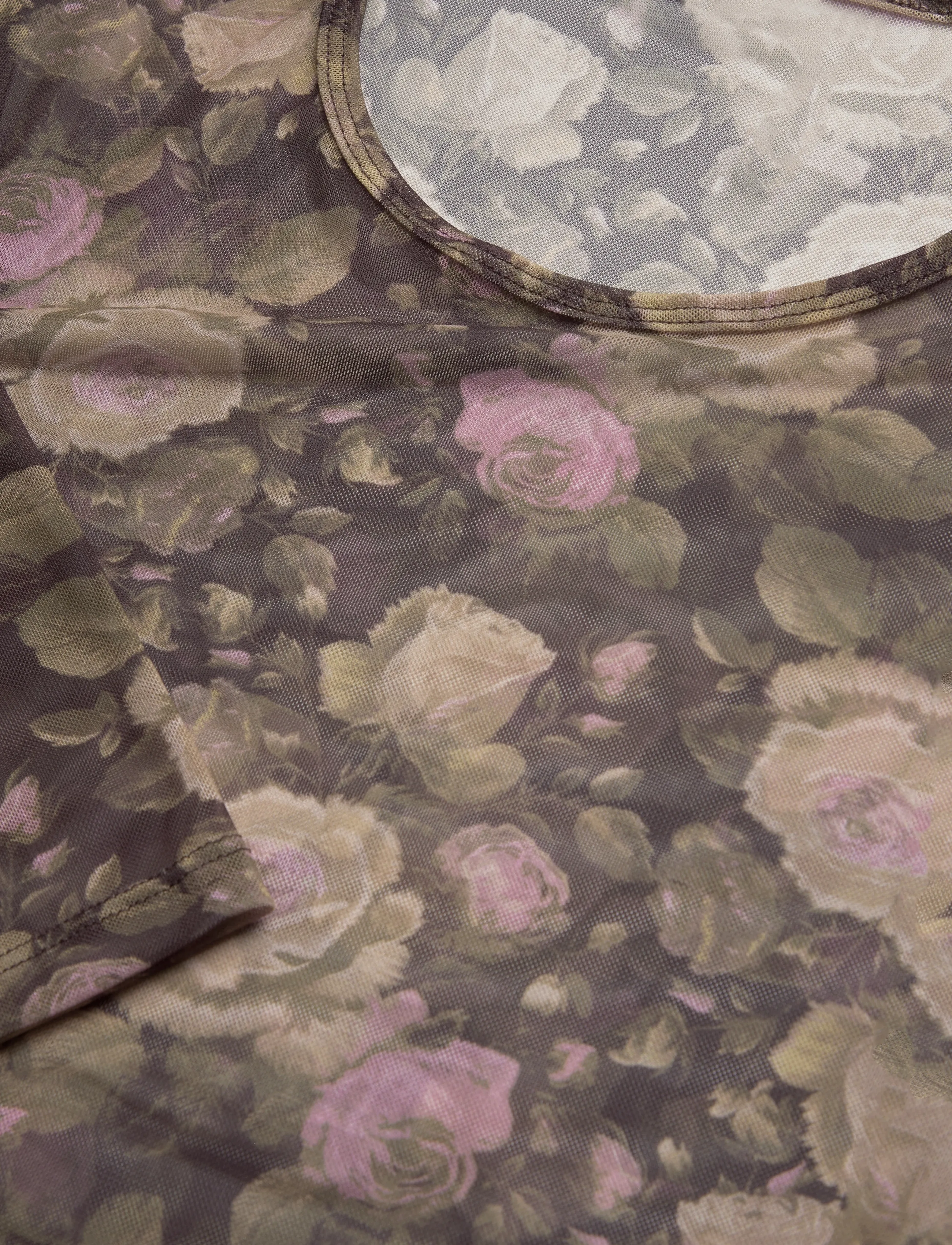 Monki - Flora Printed LS - langärmlige tops - brown dark - 2