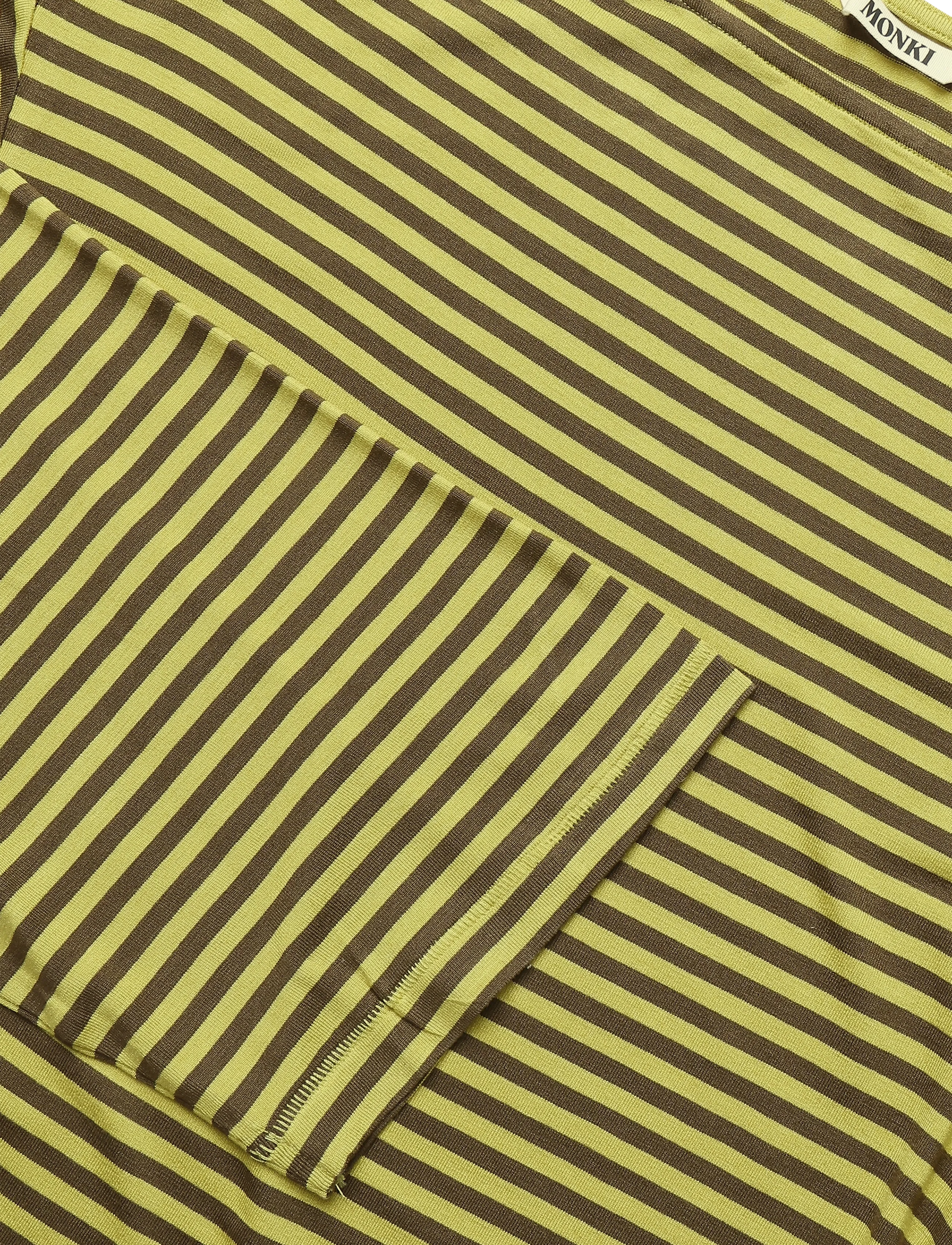 Monki - Waisted long-sleeved top - pikkade varrukatega topid - yellow light - 2