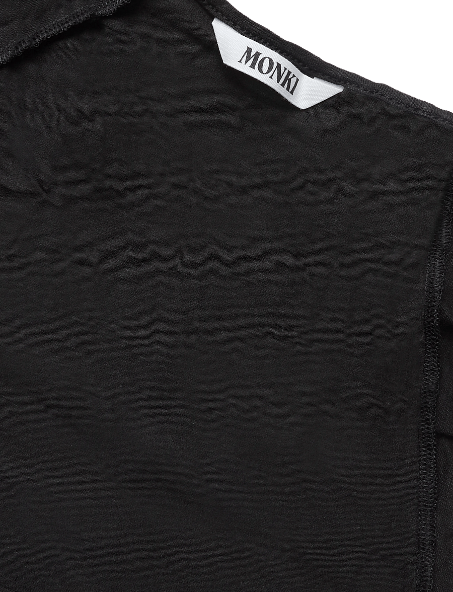 Monki - Bolero Long Sleeve - crop tops - black dark - 2