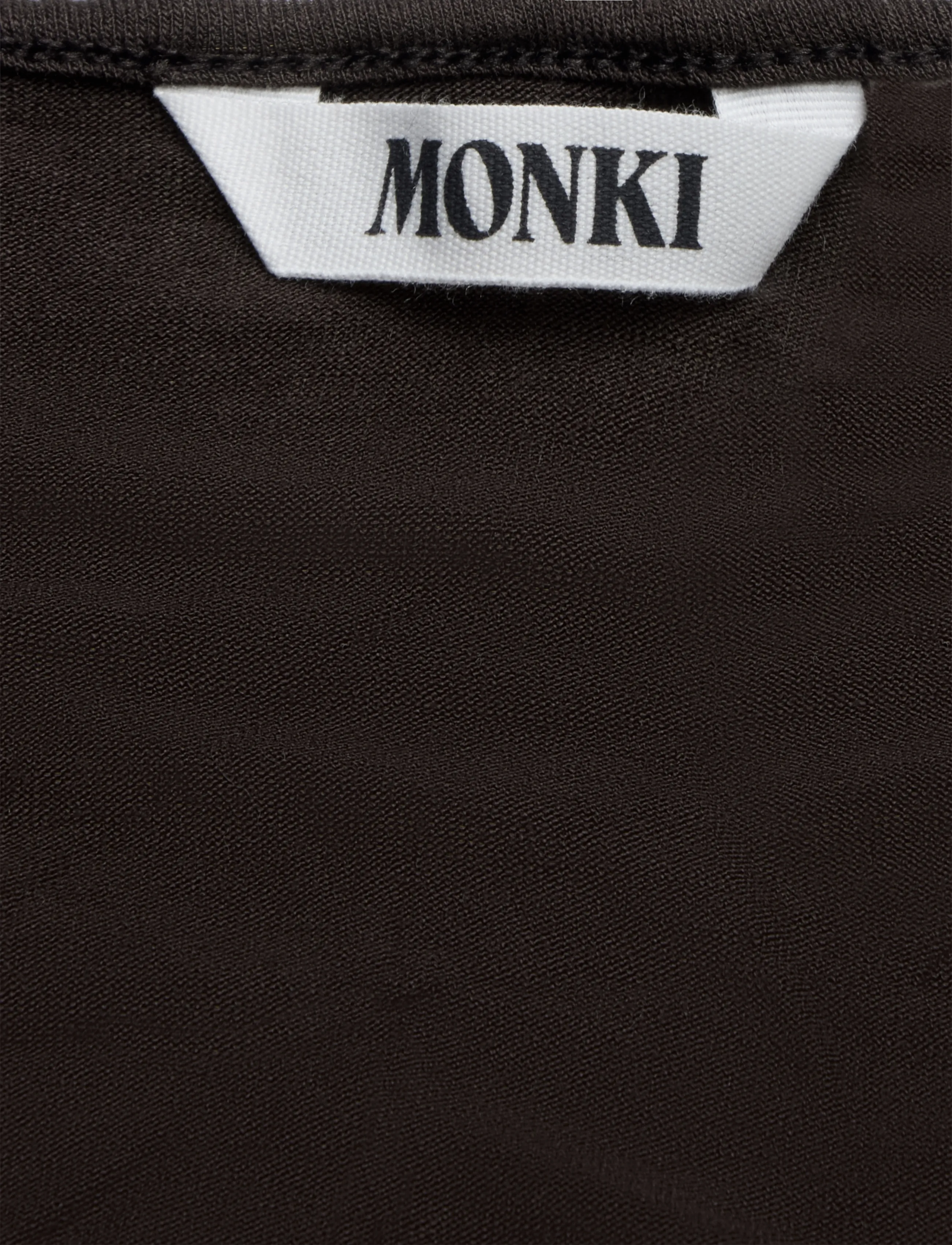 Monki - Bolero Long Sleeve - crop tops - brown dark - 2