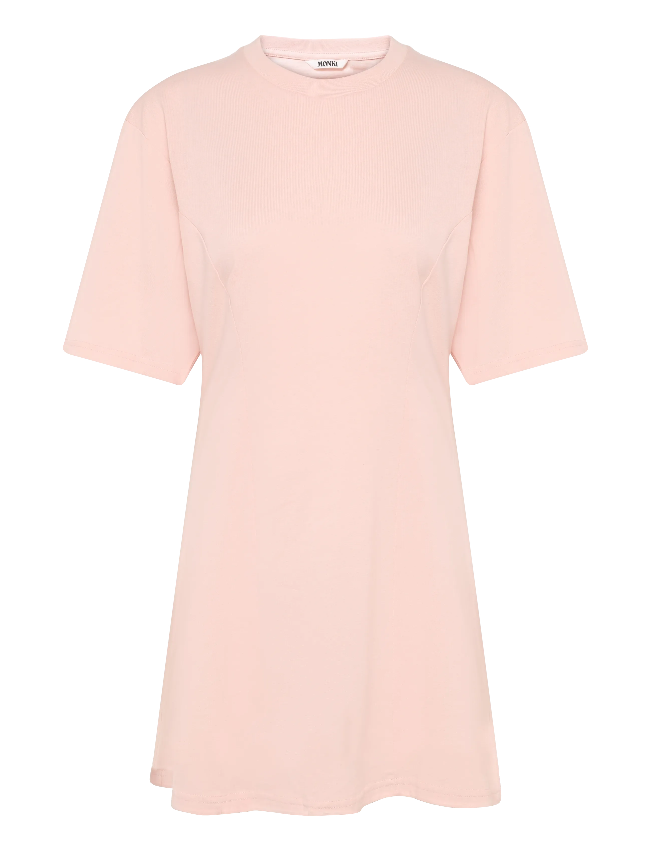 Monki Mini Fit-And-Flare T-Shirt Dress, L, Dresses, Rosa - Short Frauen