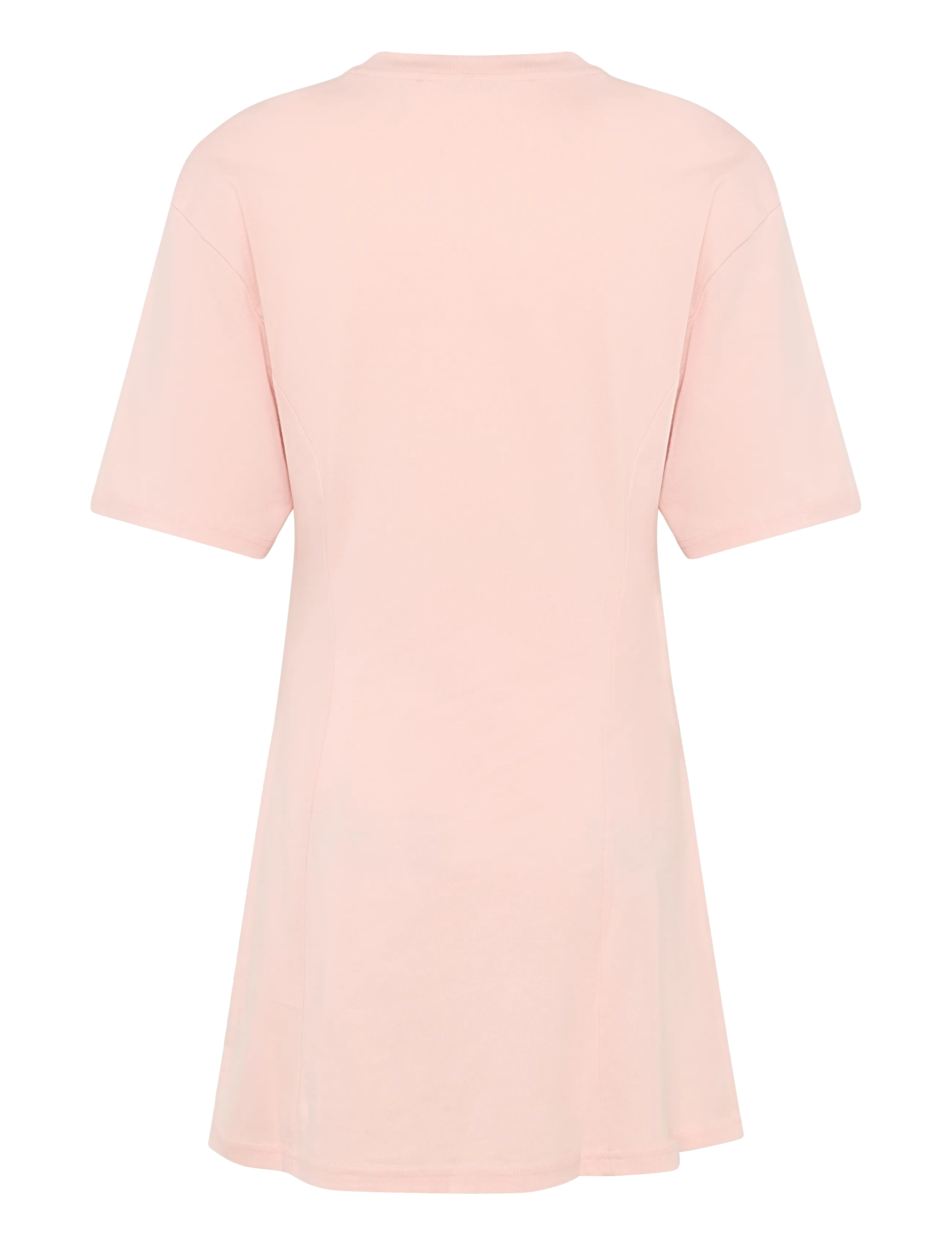 Monki - Mini Fit-and-Flare T-Shirt Dress - t-shirtkjoler - pink dusty light - 1