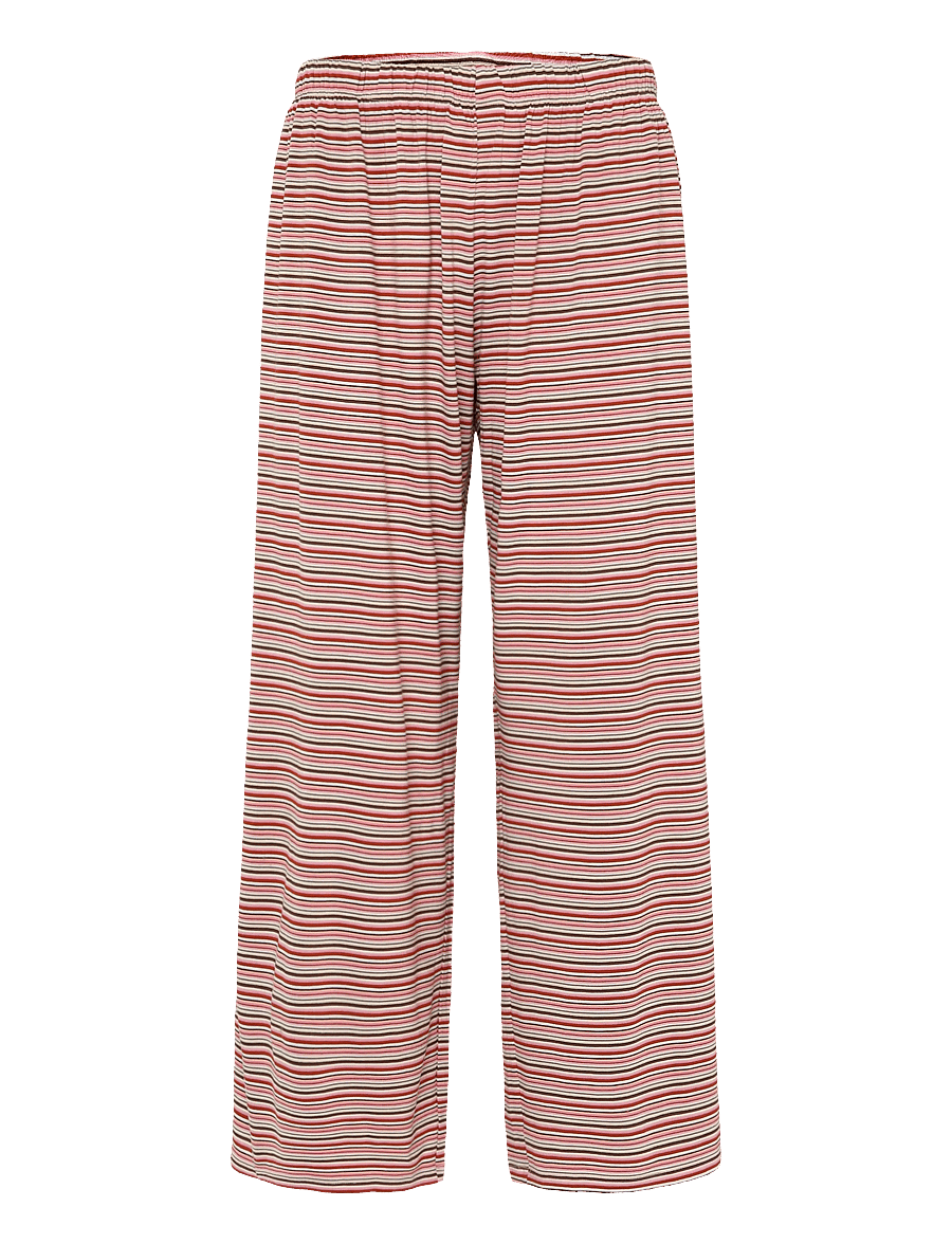 Monki - Rlxd Viscose Trousers - hosen mit weitem bein - pink medium - 1
