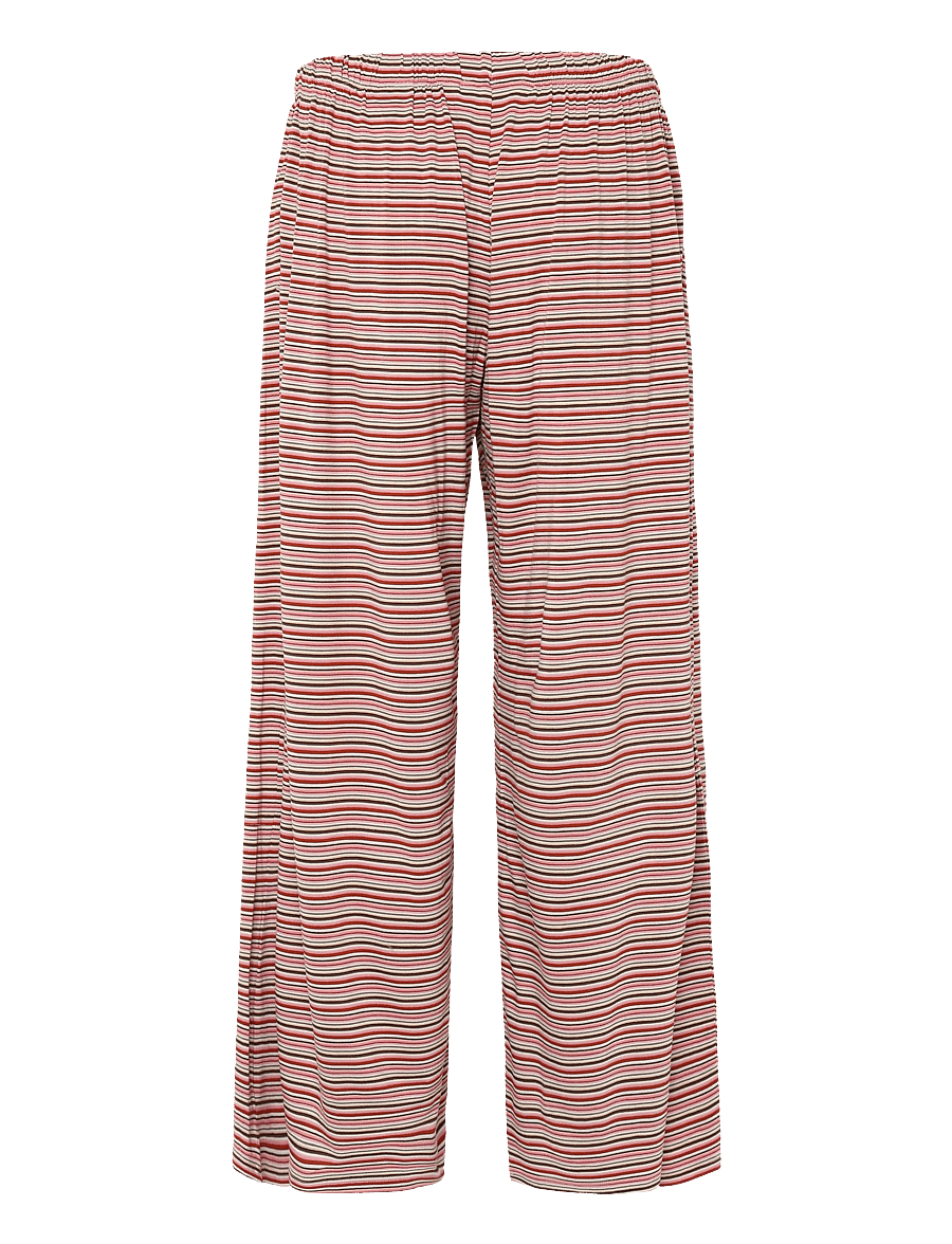 Monki - Rlxd Viscose Trousers - hosen mit weitem bein - pink medium - 2