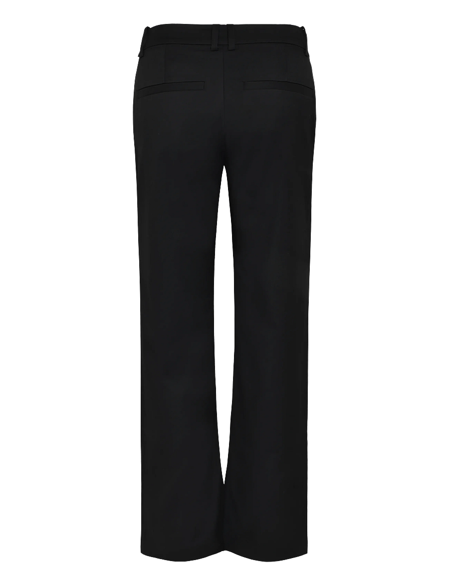 Monki - Straight leg suiting trousers - anzugshosen - black dark - 1