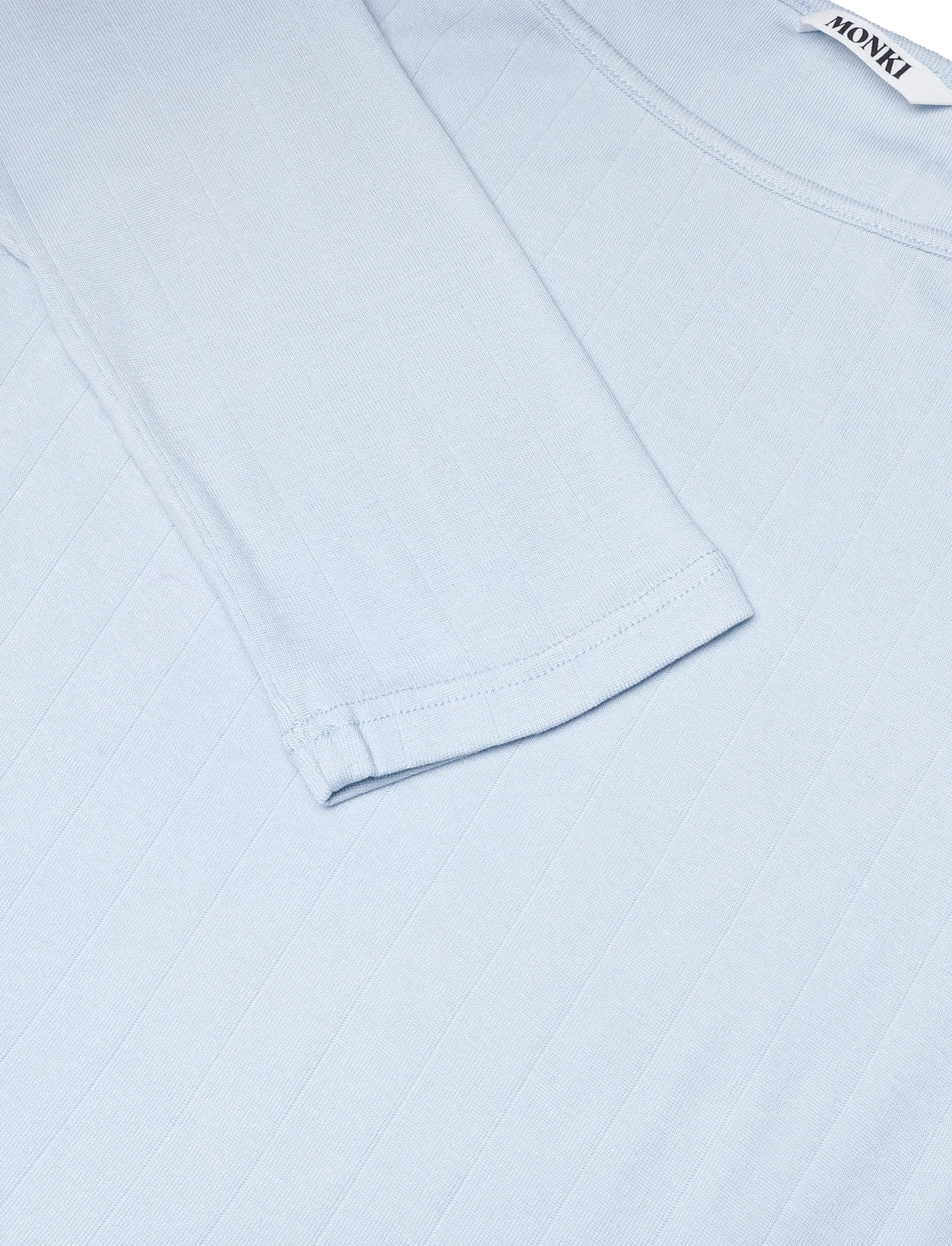 Monki - Boatneck Top - jumpers - blue dusty light - 2