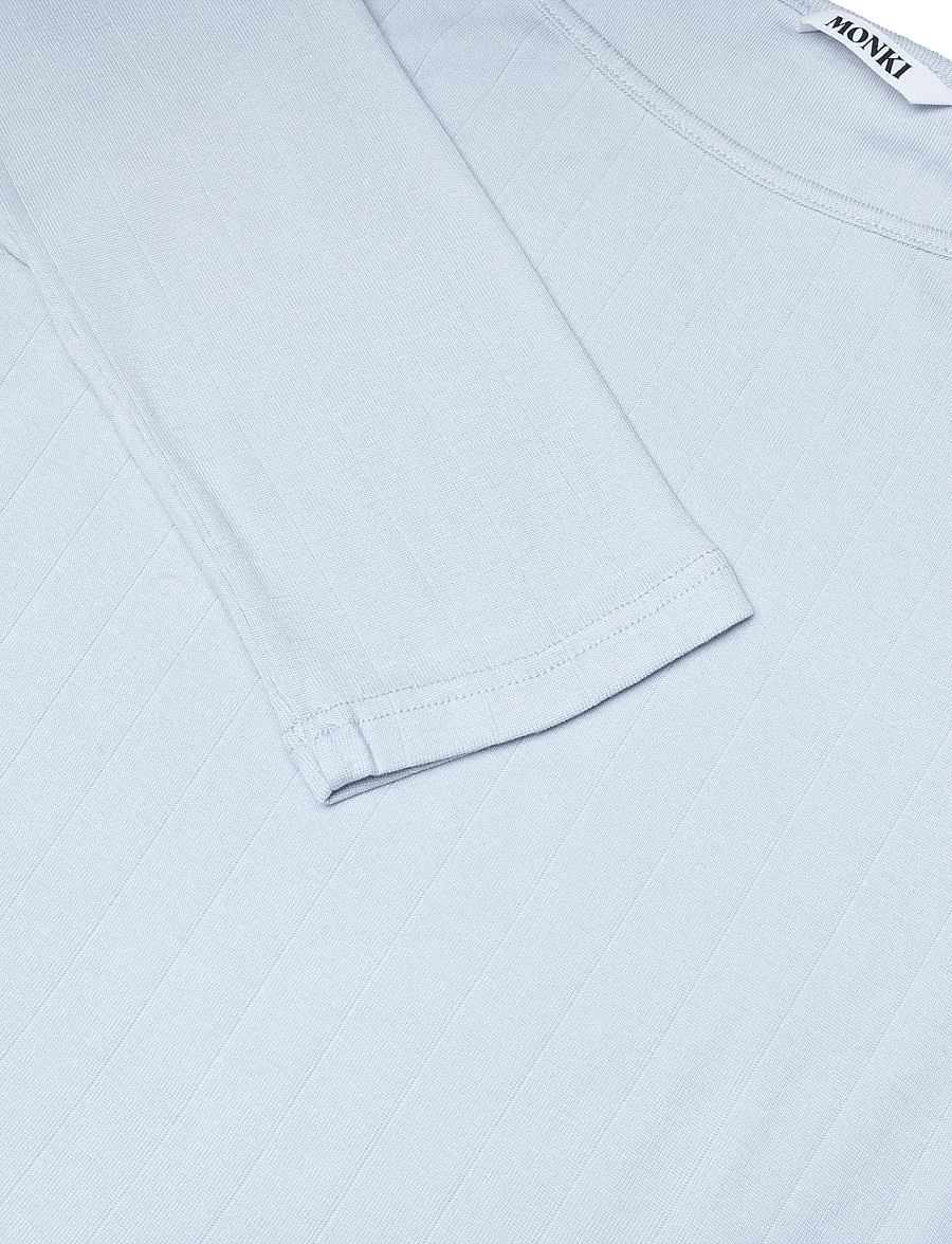 Monki - Boatneck Top - striktrøjer - blue dusty light - 2