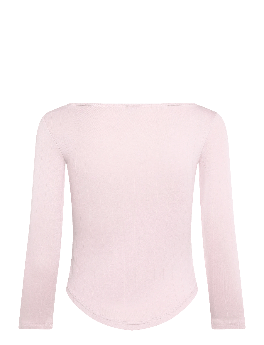 Monki - Boatneck Top - kampsunid - pink dusty light - 1