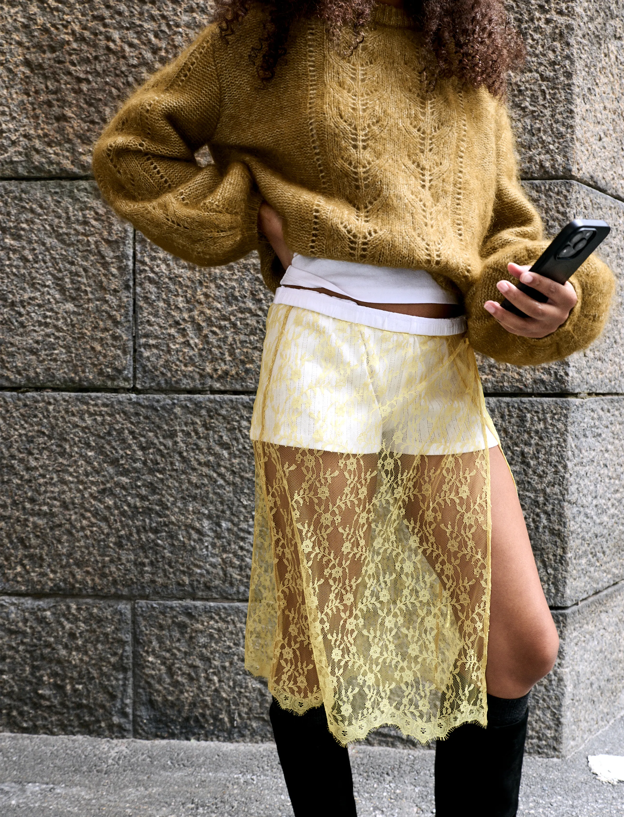 Lace Wrap Skirt