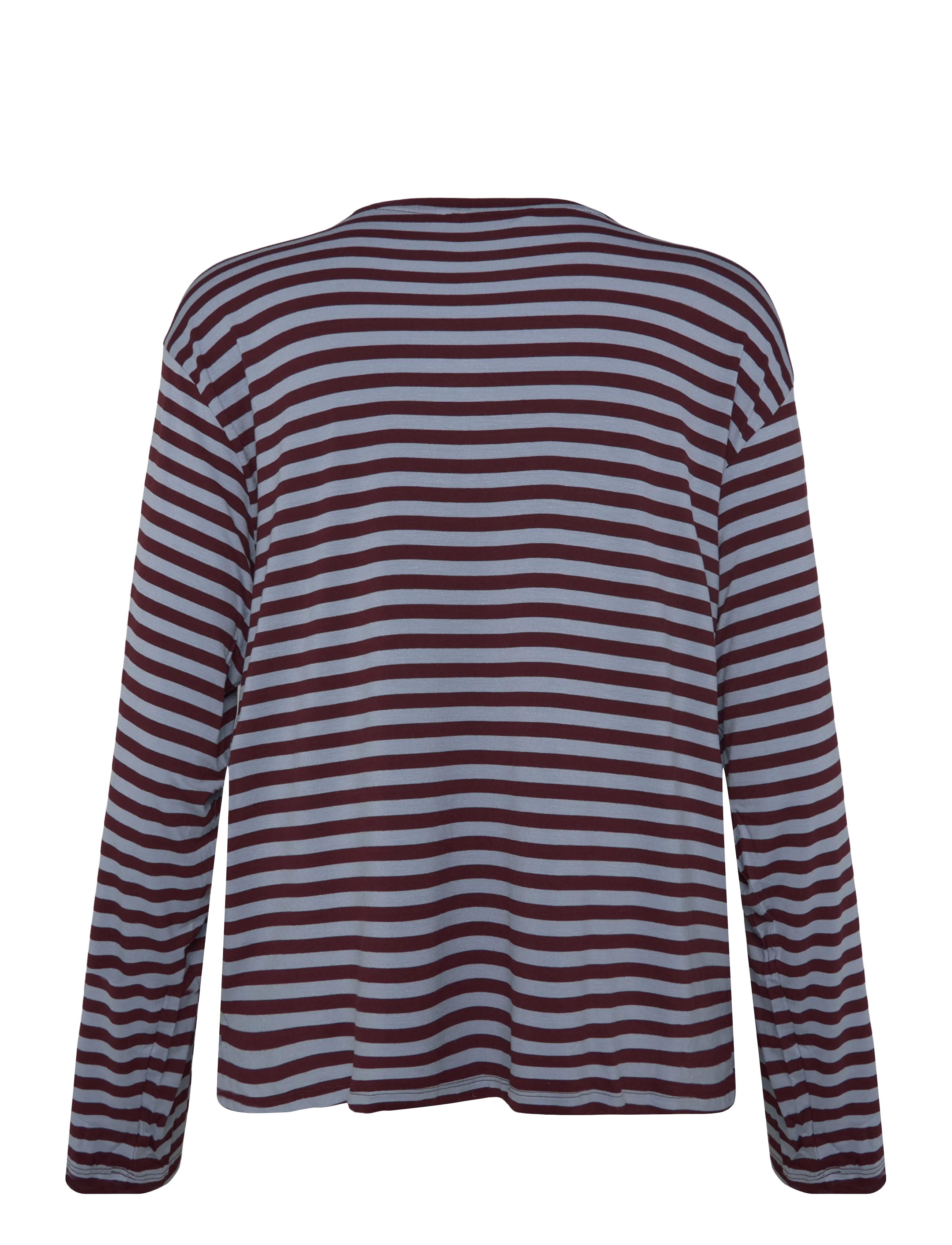 Monki - Regular Longsleeve - long-sleeved tops - blue dusty light - 1