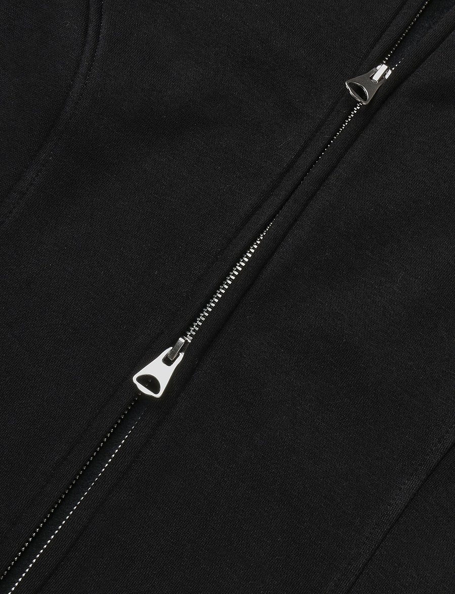 Monki - Wasited Zip Sweatshirt - mode trends - black dark - 3