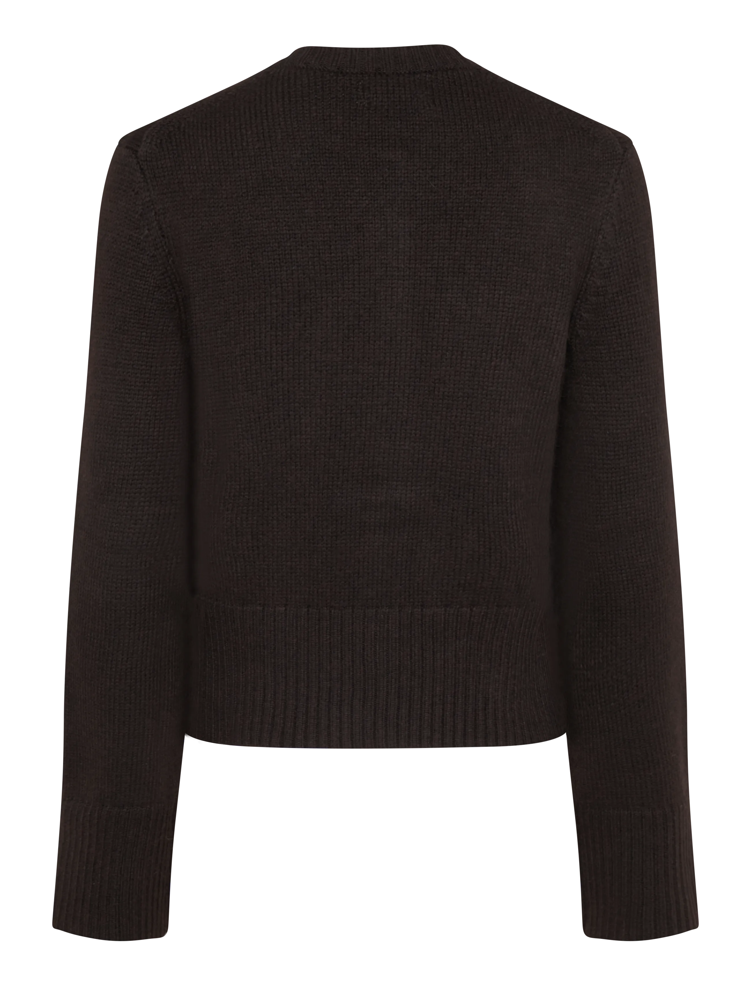 Monki - Knitted Cardigan - solid dk brown - 1