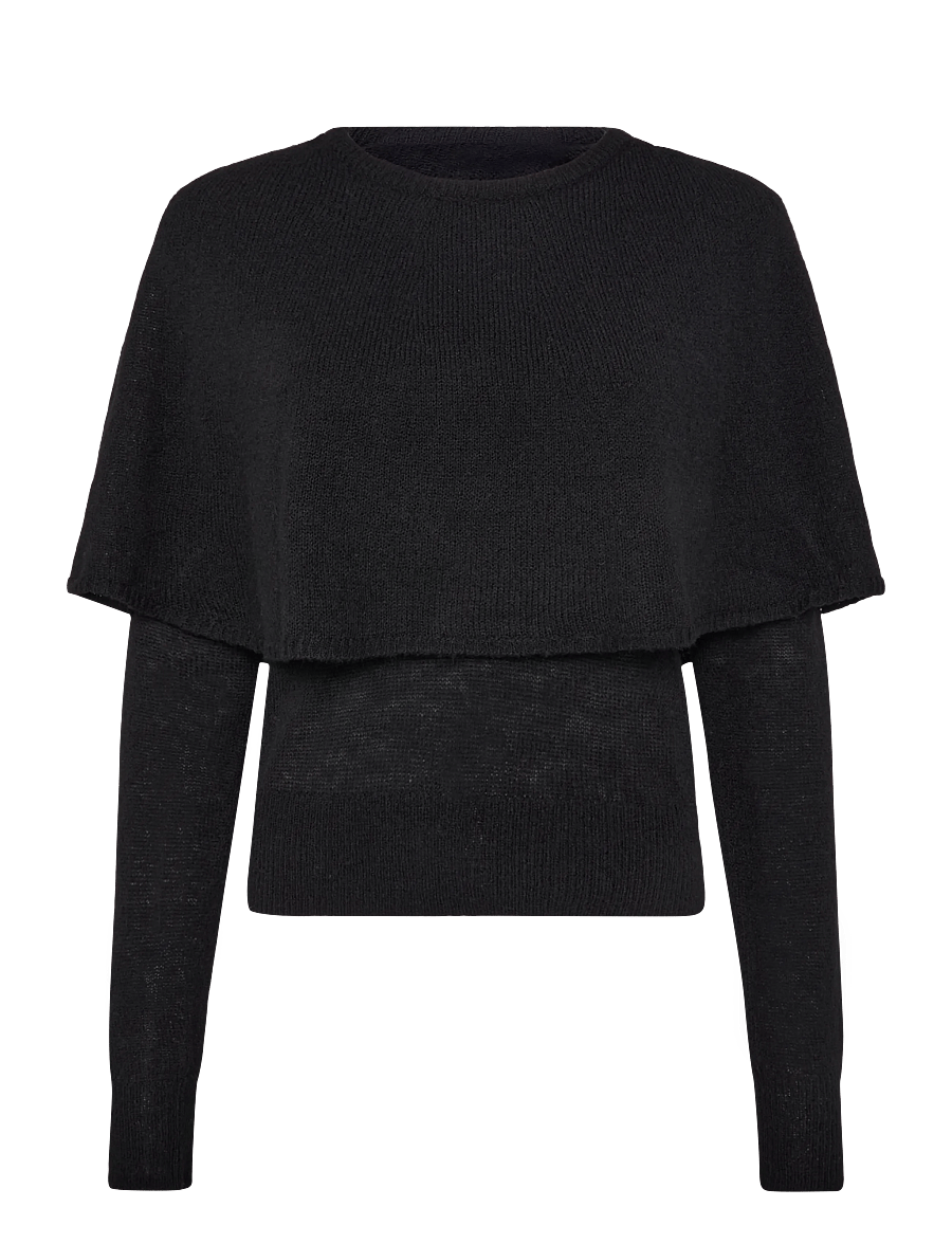 Monki - Cape Cardigan - kardiganid - black dark - 0