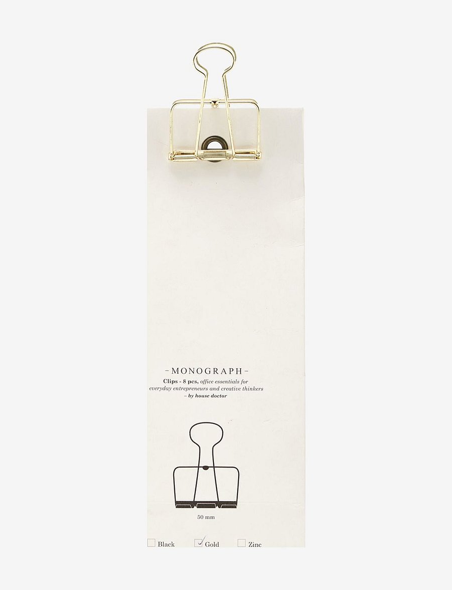 Monograph - Clips - office interior design - gold - 0