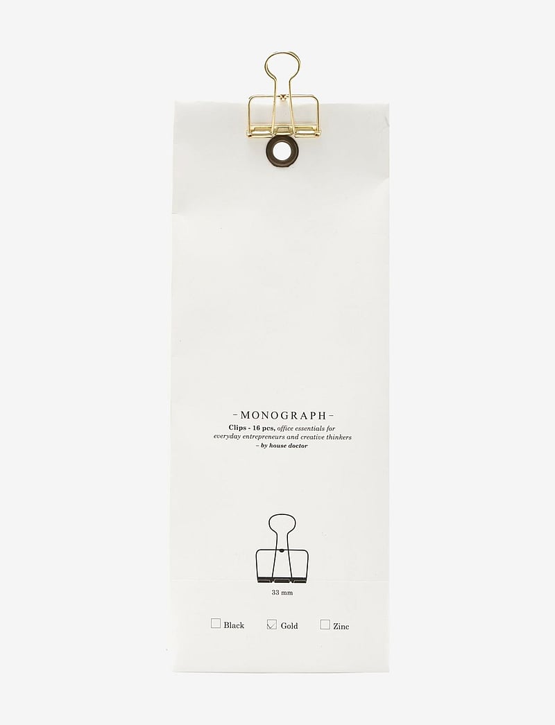 Monograph - Clips - klammern & stifte - gold - 0