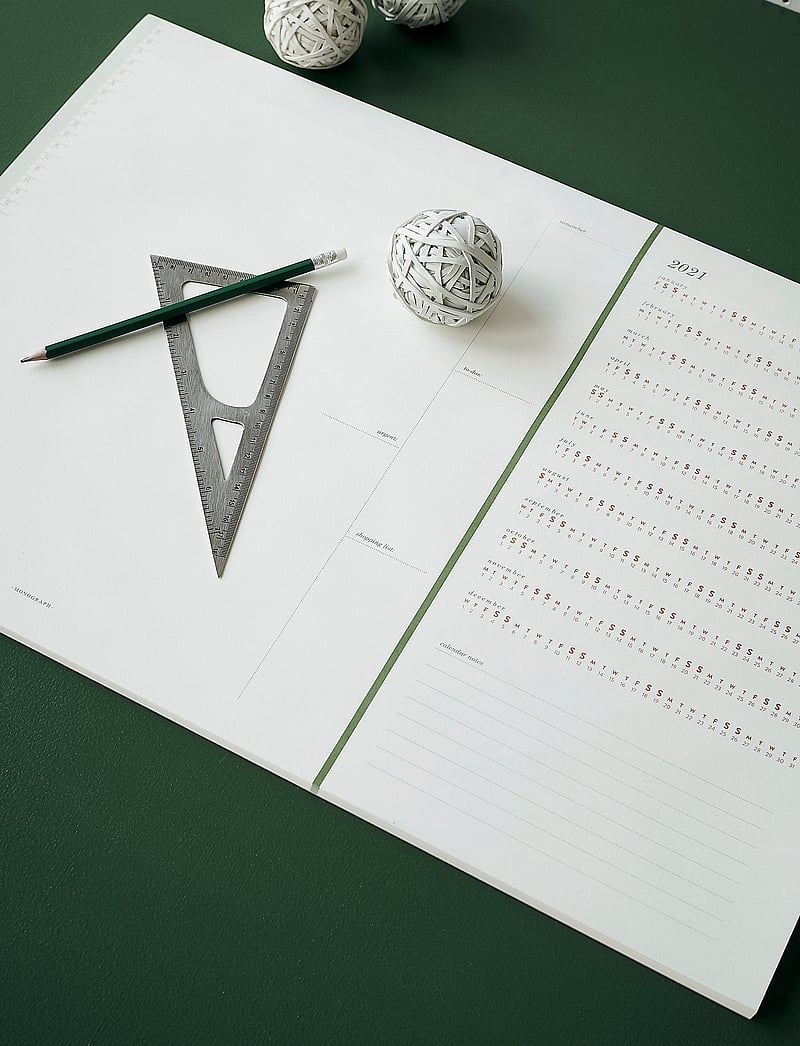 Monograph - Calendar - lowest prices - white - 1