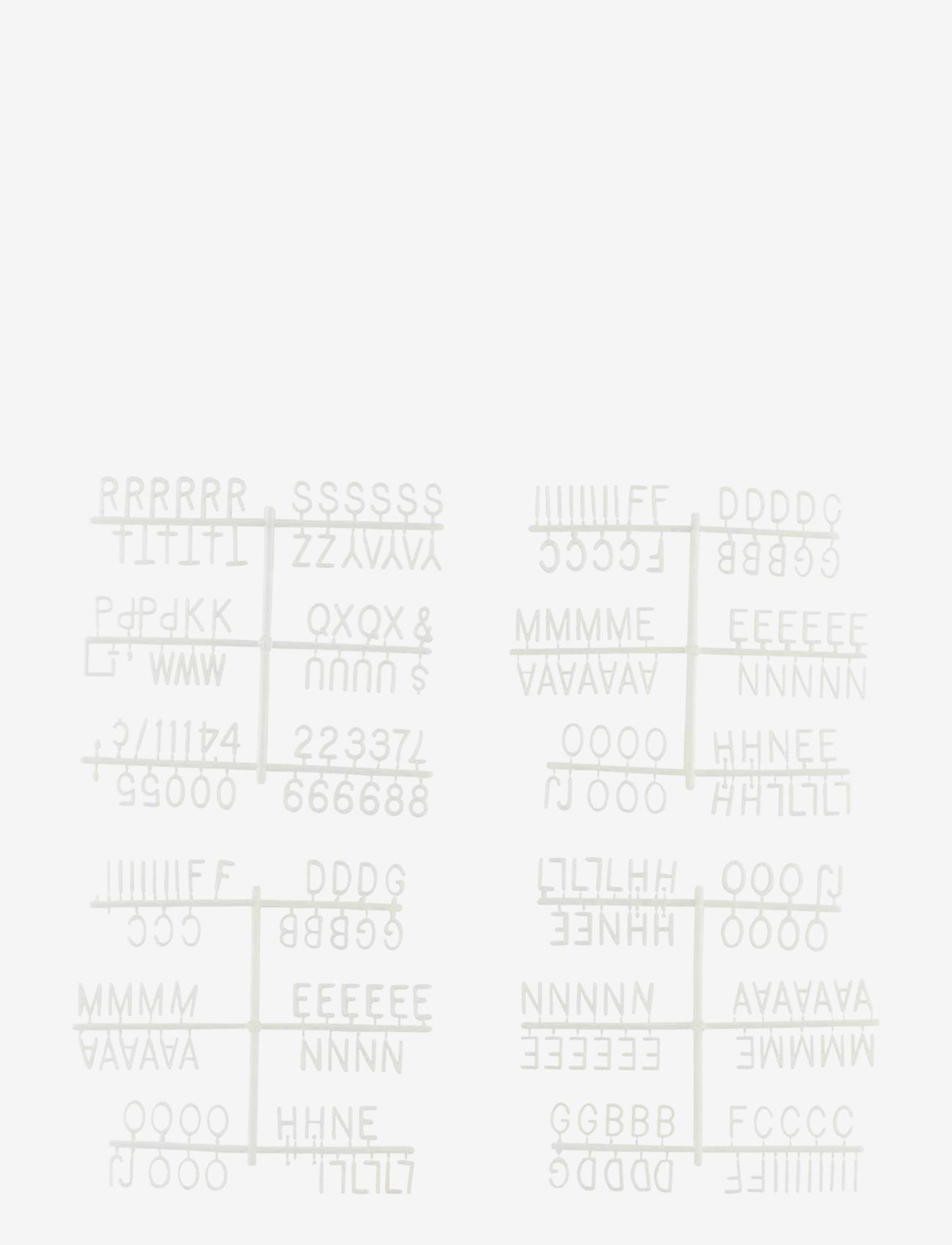 Monograph - Letters - white - 0