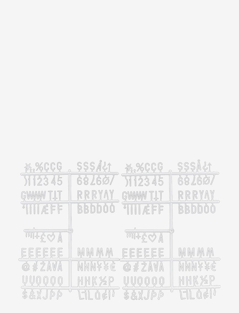 Monograph - Letters - die niedrigsten preise - white - 0