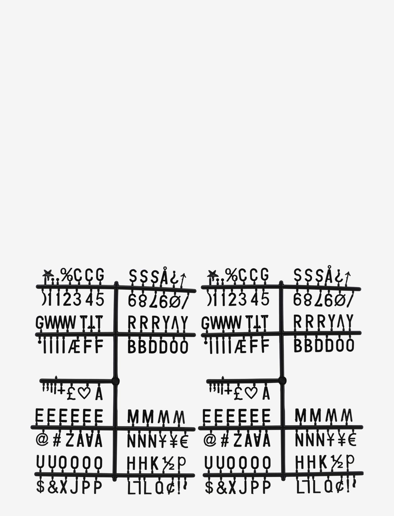 Monograph Letters, Office Material, Sort, Str: ONE SIZE