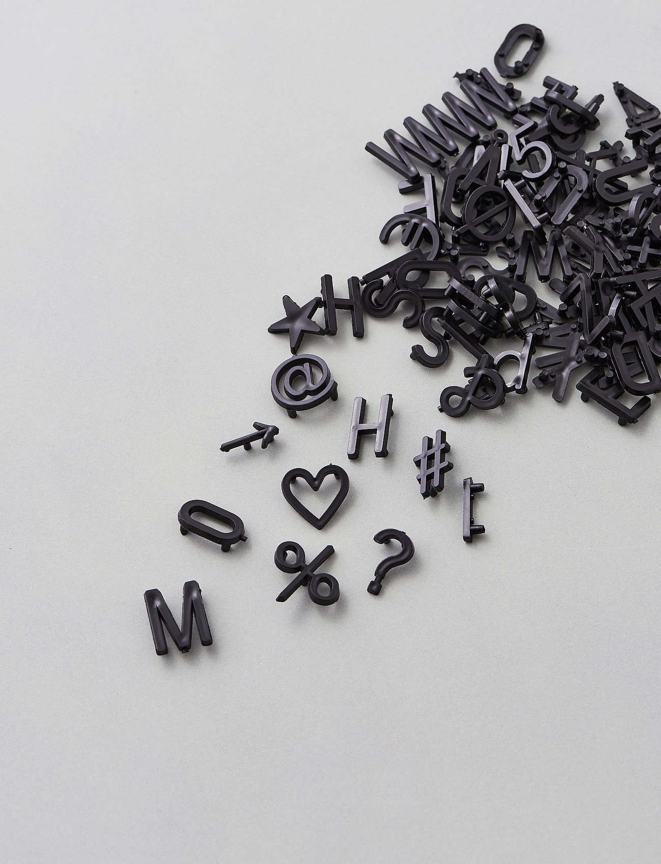 Monograph Letters, One Size, Decoration, Schwarz - Office Material, Homeware