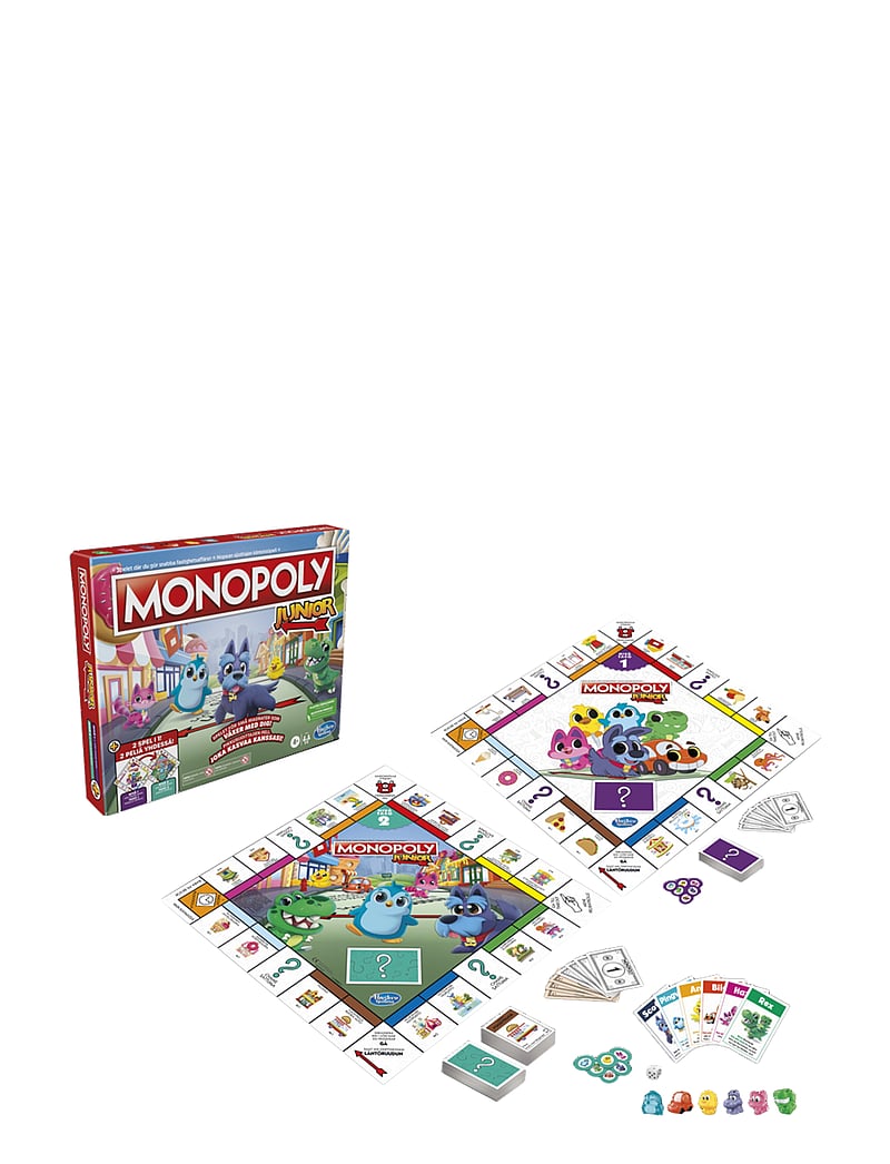 Monopoly - Monopoly Junior Board game Family - multi coloured - 3