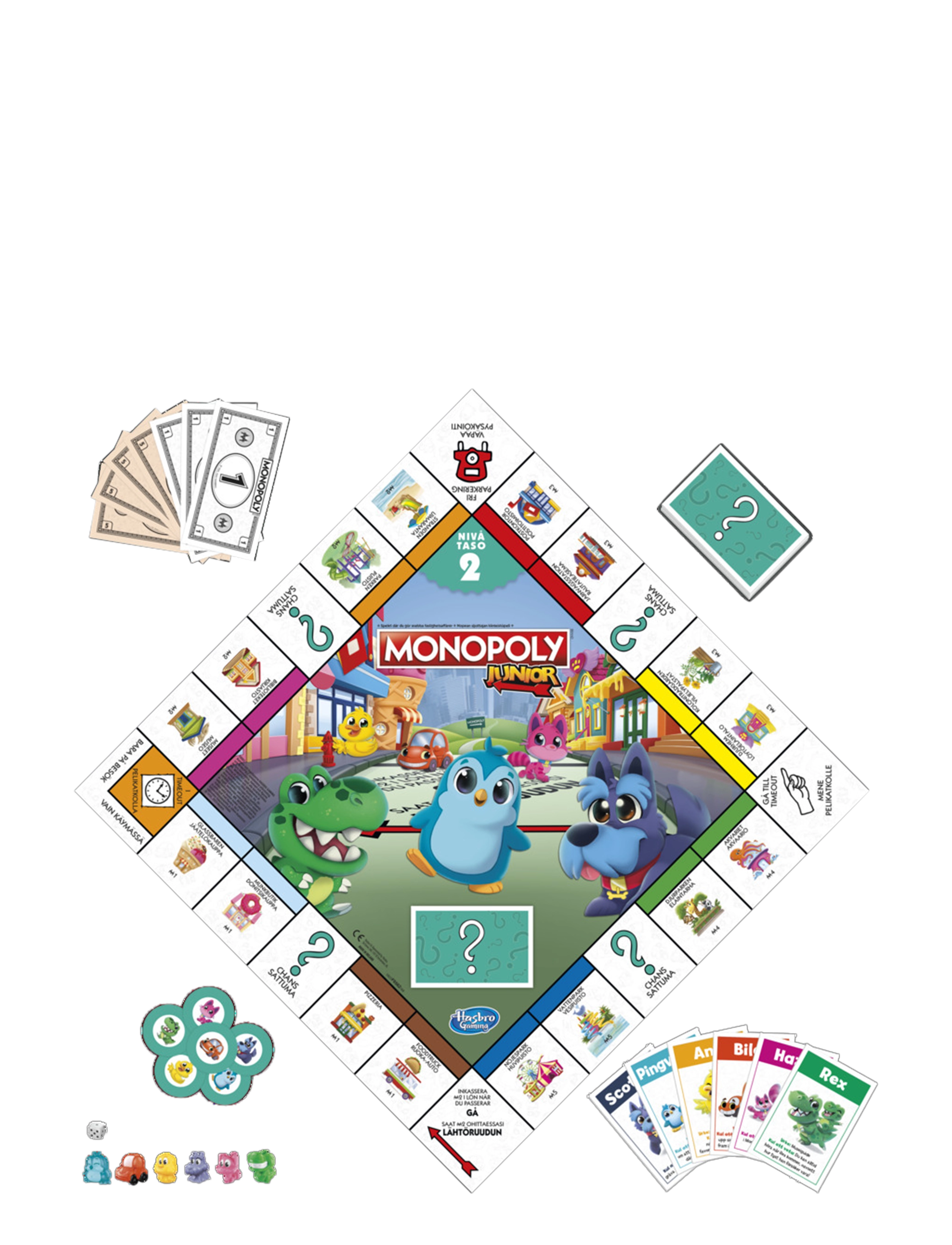 Monopoly - Monopoly Junior Board game Family - multi coloured - 4