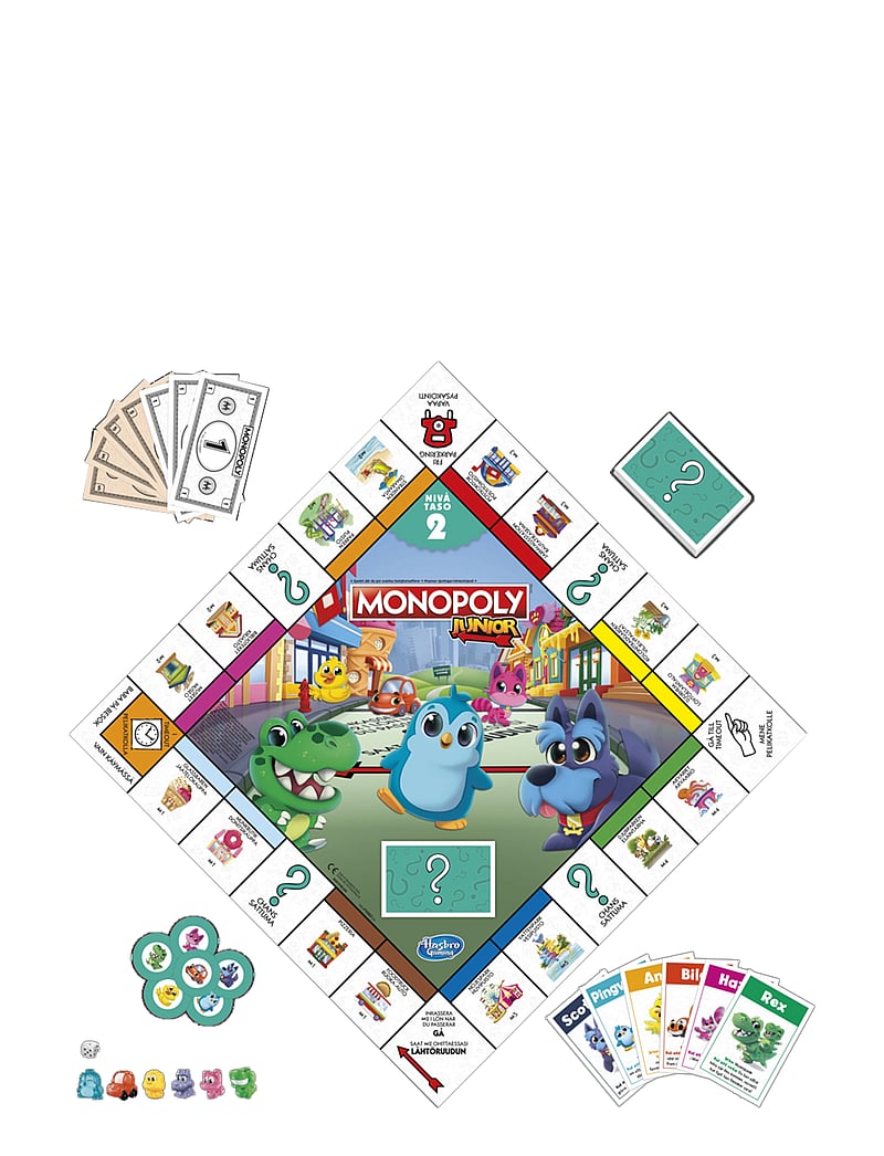 Monopoly - Monopoly Junior Board game Family - multi coloured - 4