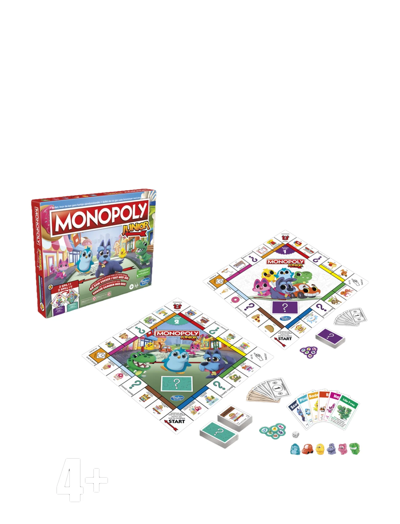 Monopoly - Monopoly Junior - brettspill - multi coloured - 1