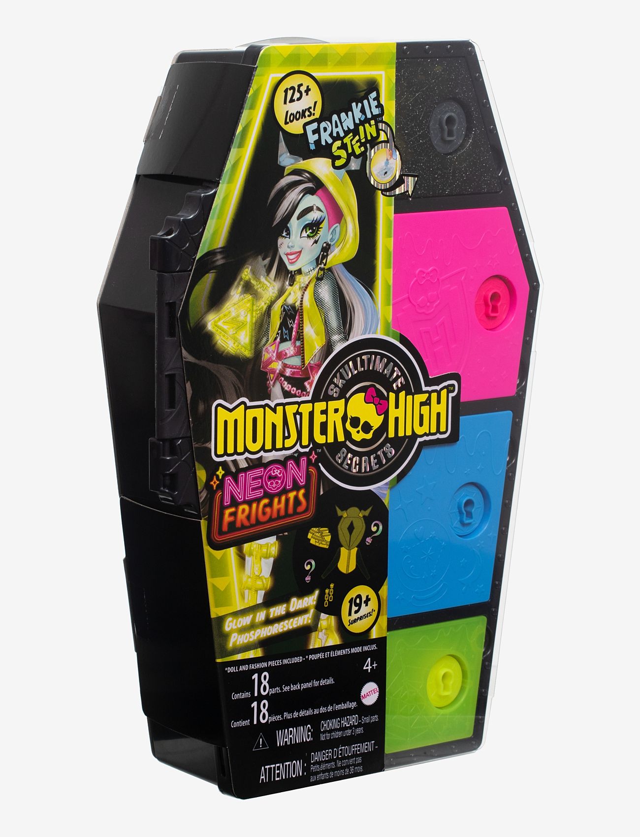 Monster High - Skulltimate Secrets Neon Frights Frankie Stein Doll - dukker - multicolor - 5