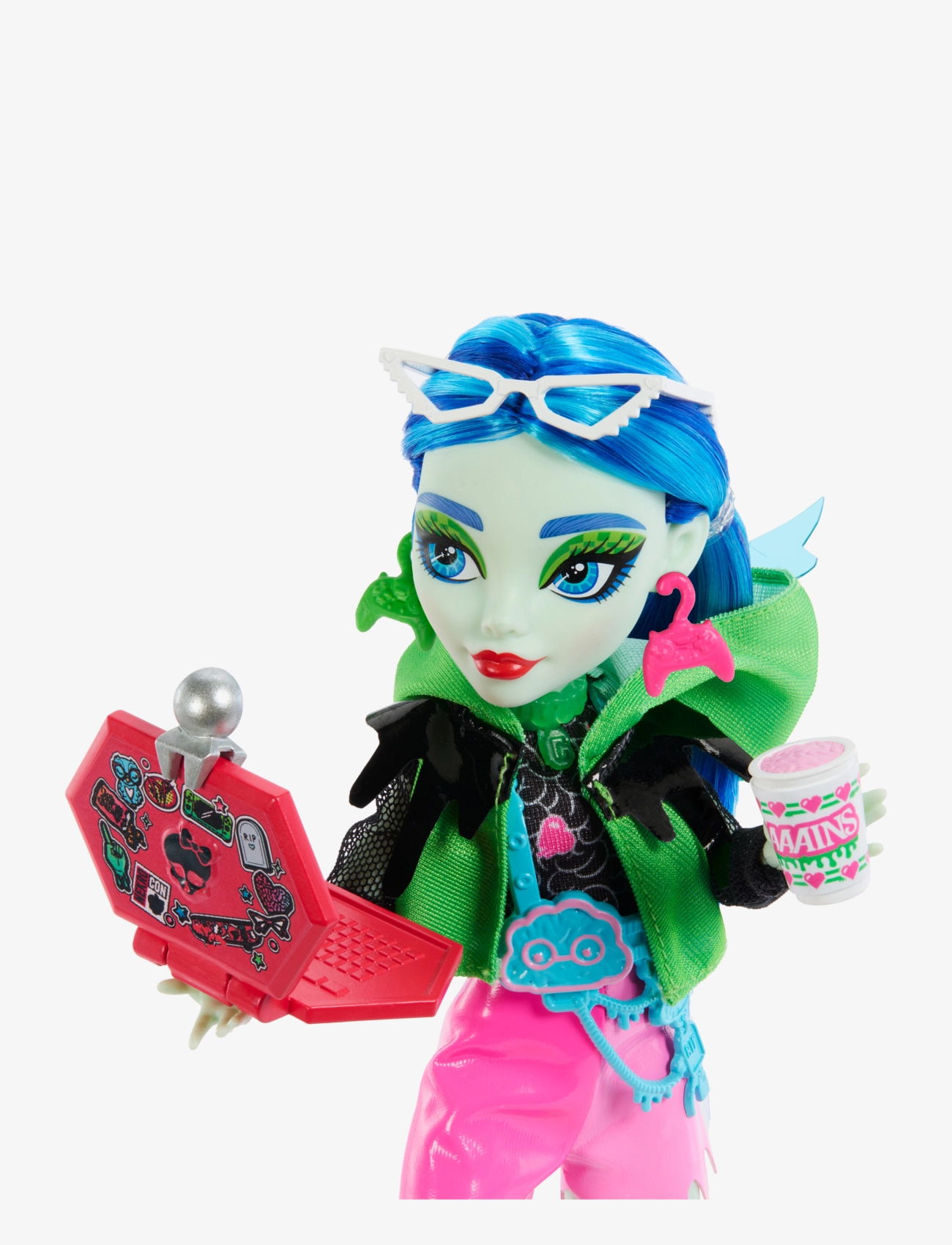 Monster High - Skulltimate Secrets Neon Frights Ghoulia Yelps Doll - multicolor - 1