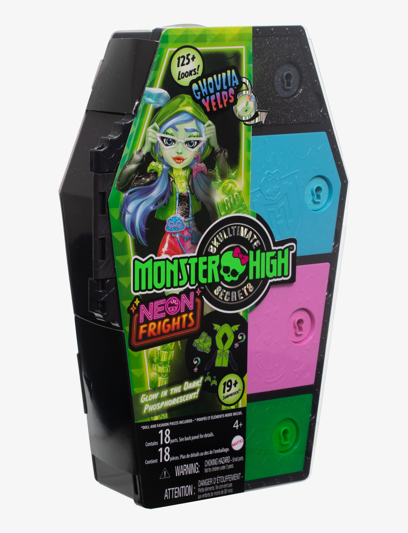Monster High - Skulltimate Secrets Neon Frights Ghoulia Yelps Doll - multicolor - 4