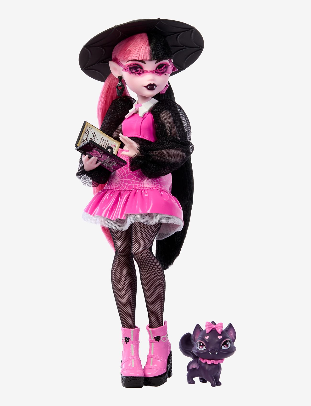 Monster High - Draculaura Fashion Doll with Pet Count Fabulous and Accessories - dockor - multicolor - 1