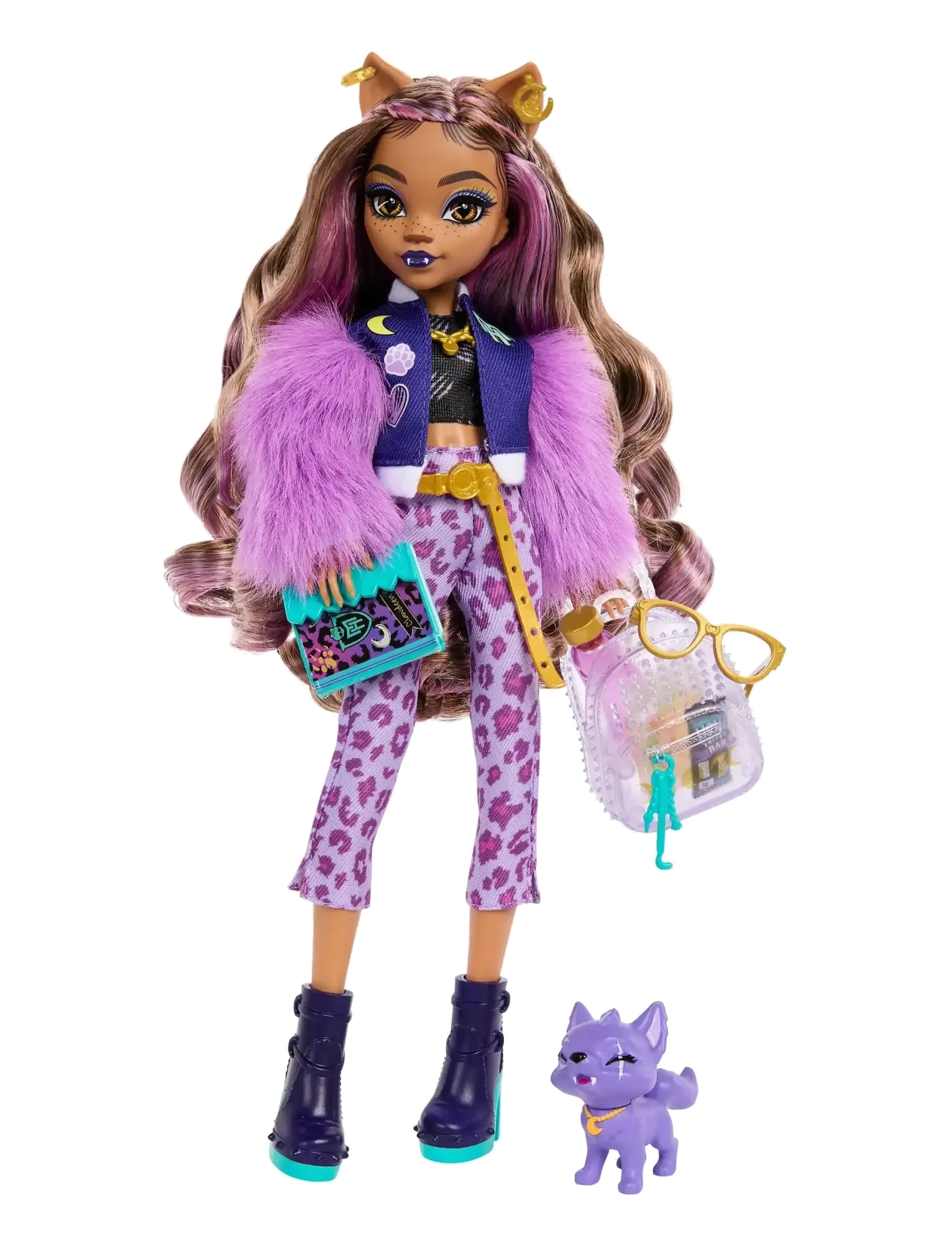 Monster High - Clawdeen Wolf Fashion Doll with Pet Dog Crescent and Accessories - die niedrigsten preise - multicolor - 1