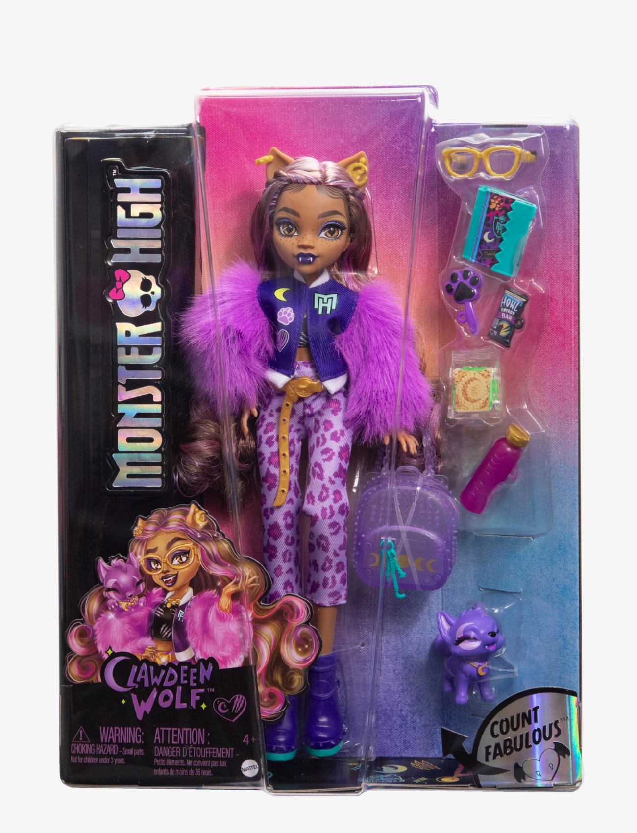 Monster High - Clawdeen Wolf Fashion Doll with Pet Dog Crescent and Accessories - die niedrigsten preise - multicolor - 5
