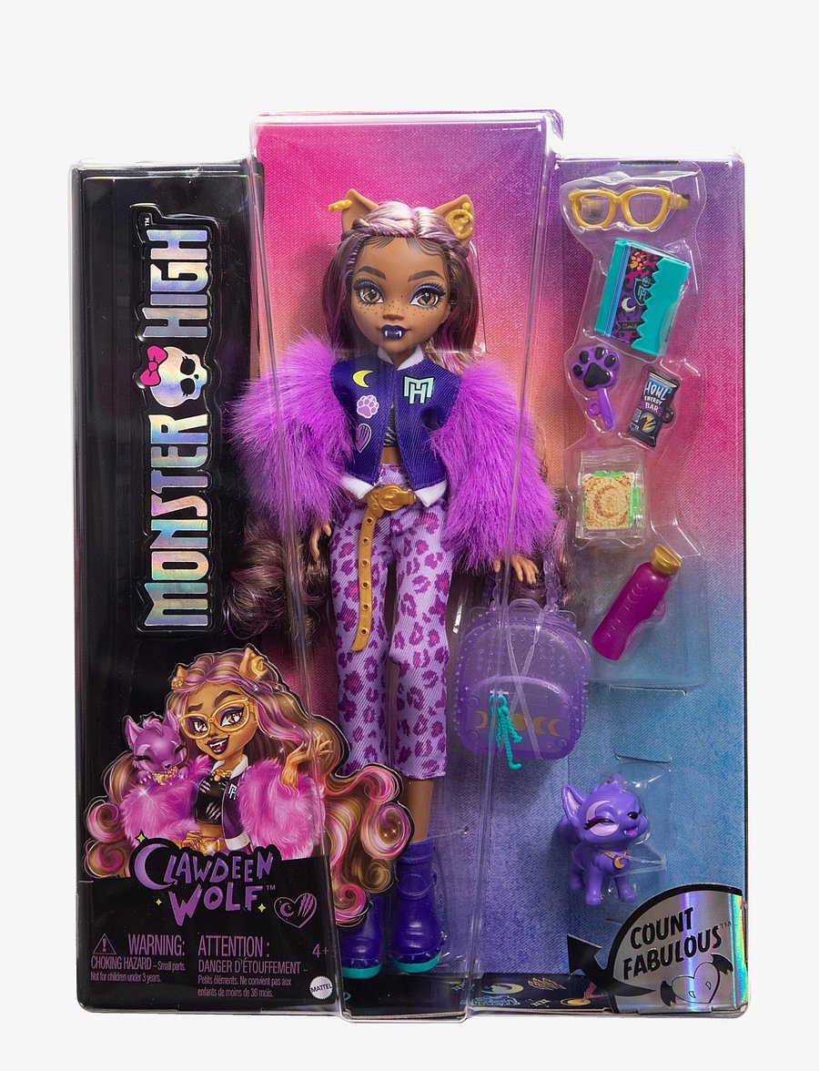 Monster High - Clawdeen Wolf Fashion Doll with Pet Dog Crescent and Accessories - die niedrigsten preise - multicolor - 5